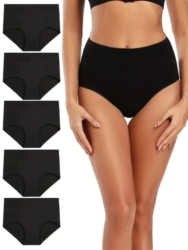 DDOnlineShop Taillenslip Damenslips Unterhosen Hüftslip Baumwolle Slips Schwarz (Packung, 6-St., 6er-Pack) Gr. 36 bis 58 Premium Qualität-A2090 – Bild 5 von 5