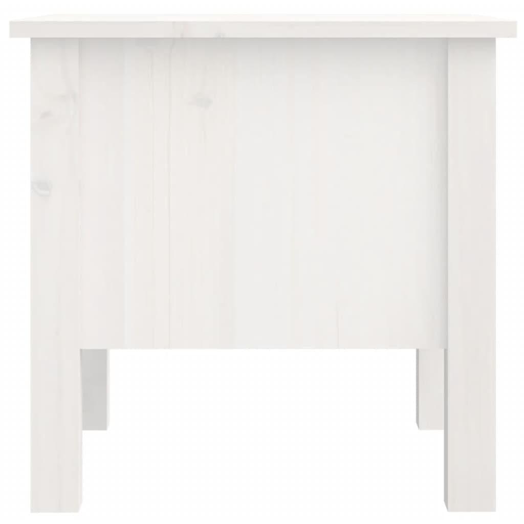 furnicato Beistelltisch Kiefer 40x40x39 (1-St) cm Massivholz Weiß