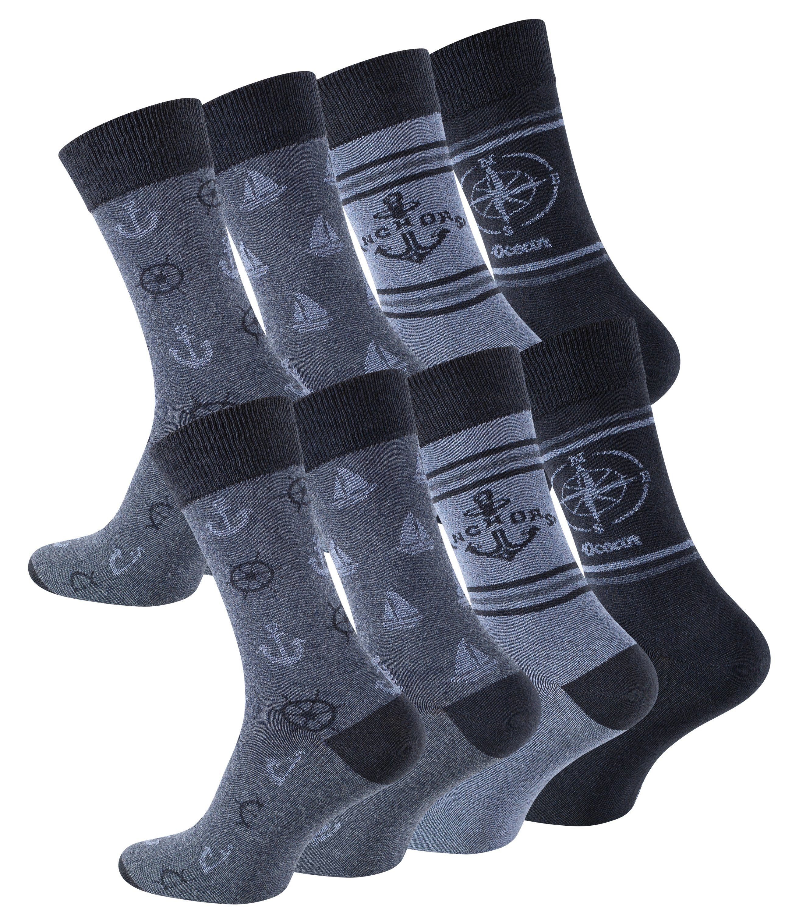 (8-Paar) MARITIM Cotton Socken Prime®