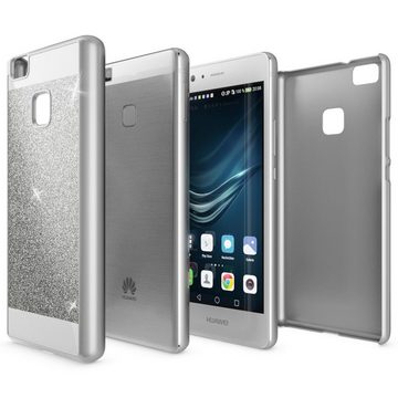 Nalia Smartphone-Hülle Huawei P9 Lite, Glitzer Hülle / Case / Cover / Schutzhülle