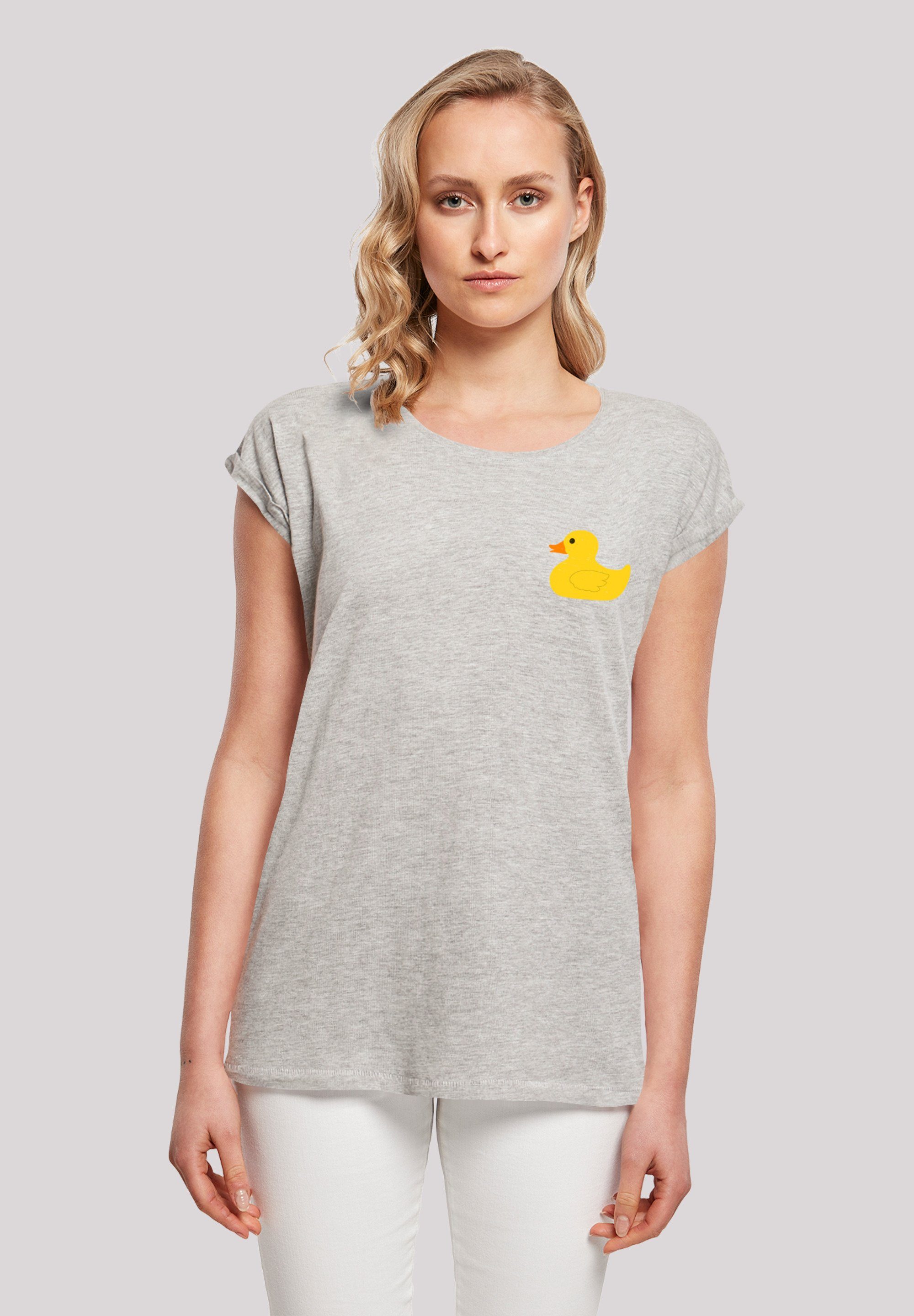 F4NT4STIC T-Shirt Yellow Rubber Duck SHORT SLEEVE Print