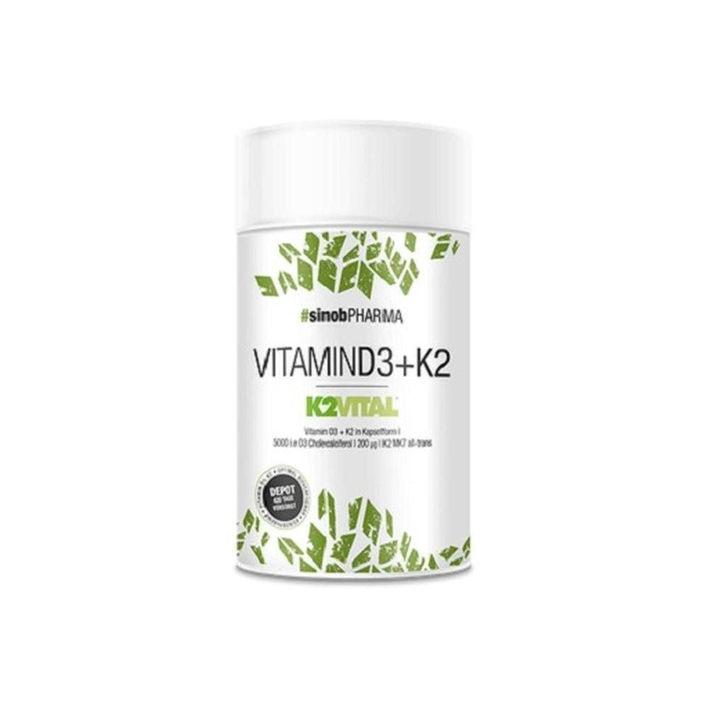 #sinob Sinob Vitamin D3 + K2 60 Kapseln, 60 St.