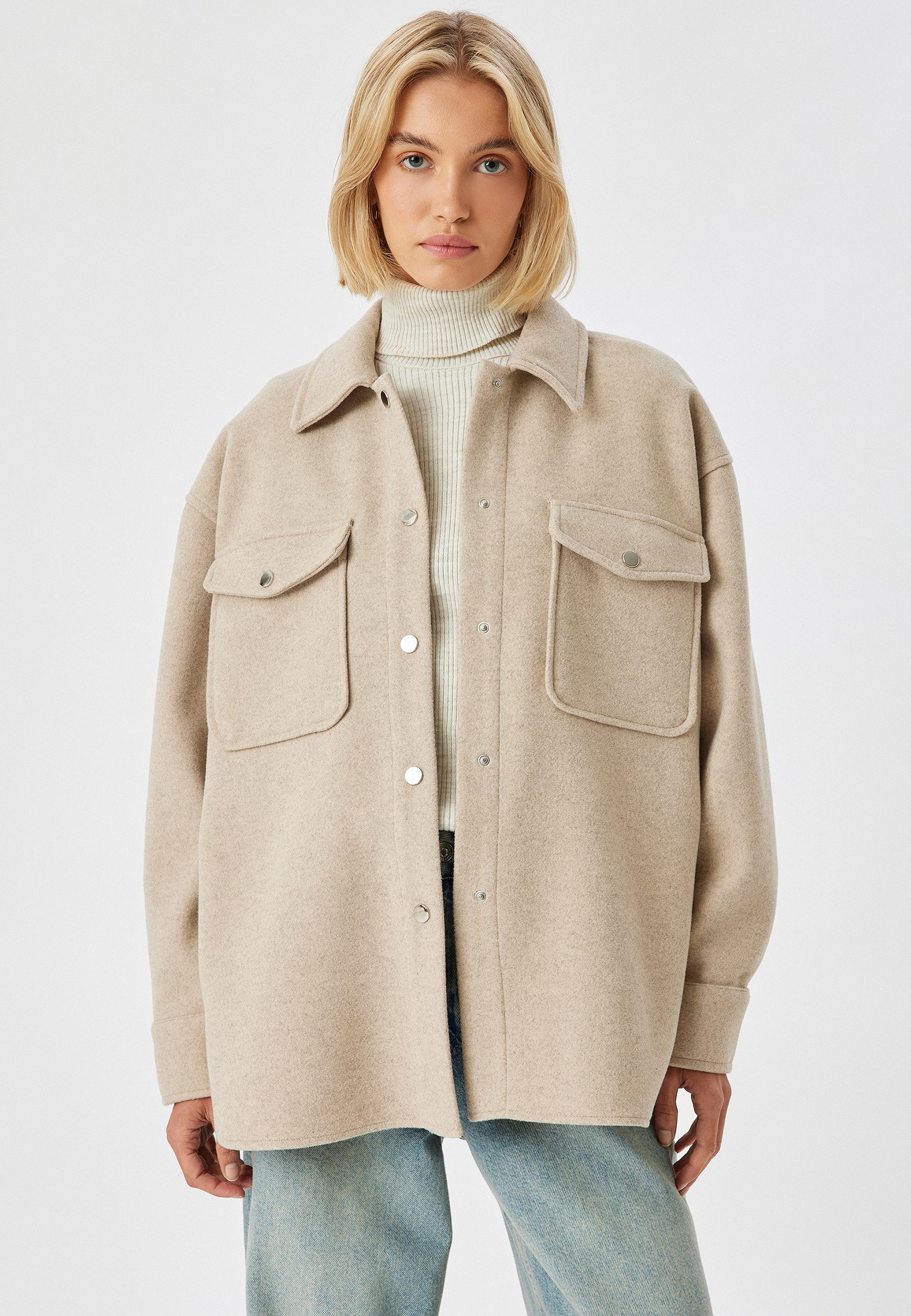 Koton Hemdjacke Regular Klassisch