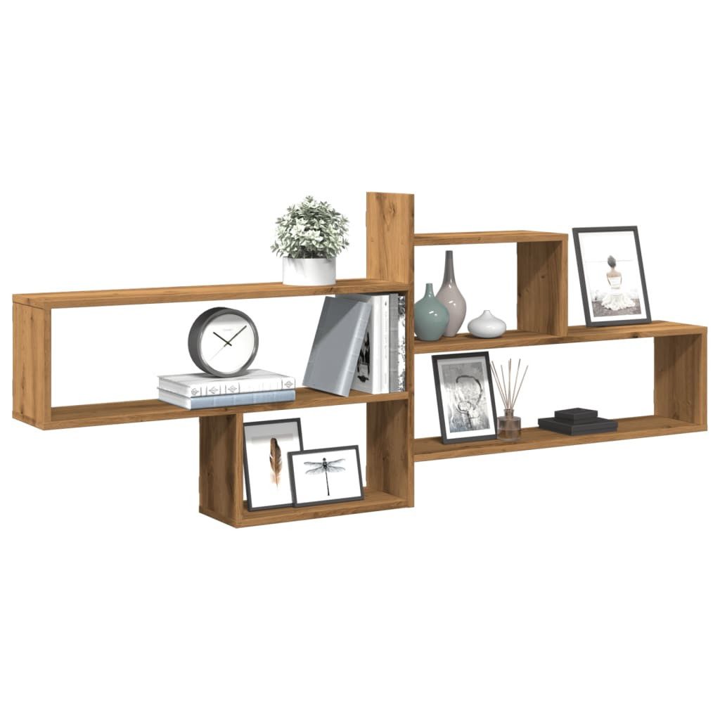 vidaXL Regal Wandregal Artisan-Eiche 167,5x18x68 cm günstig online kaufen