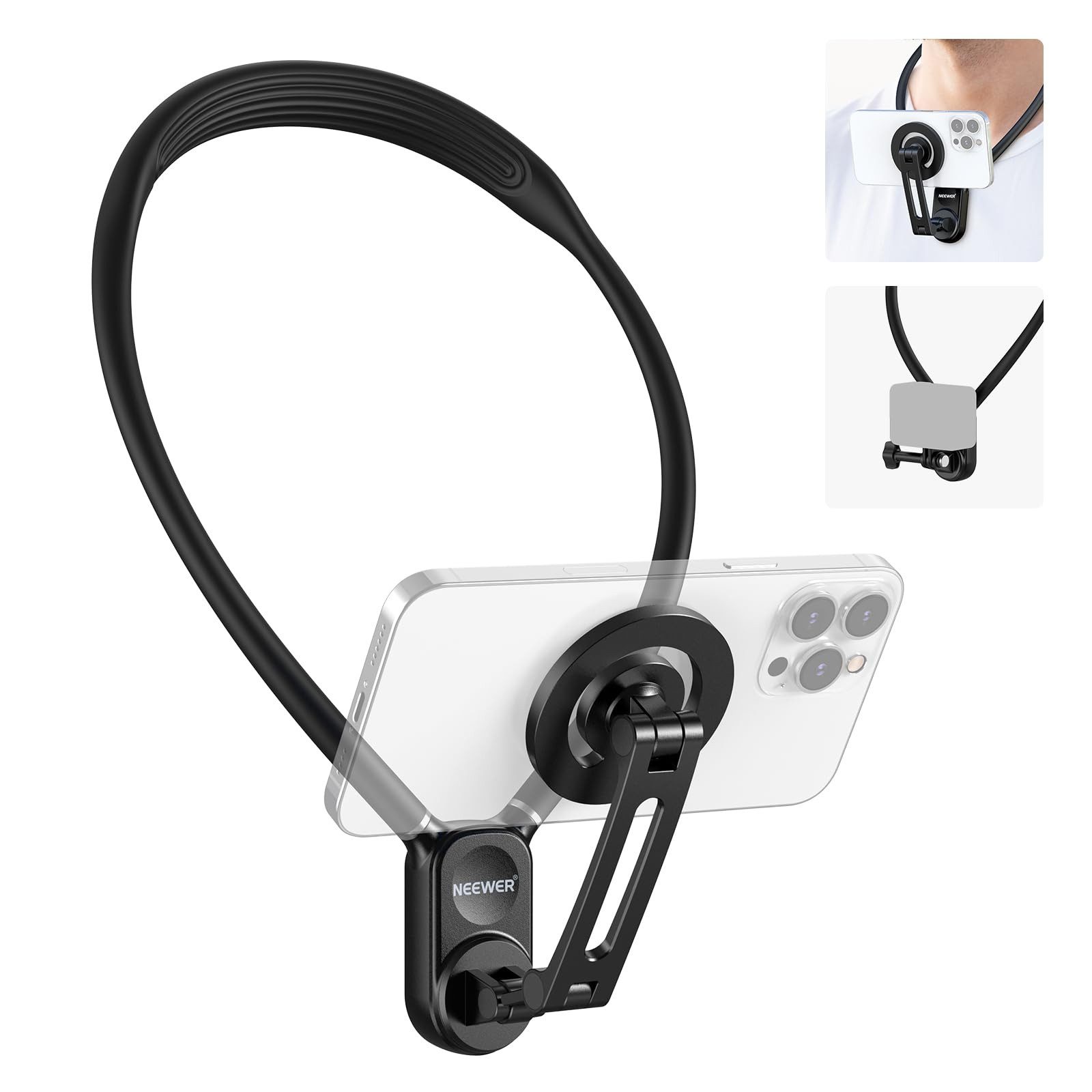 Handy-Halterung GP16 Magnethalterung Neck Releaser für Action Cam Phone, freihändige