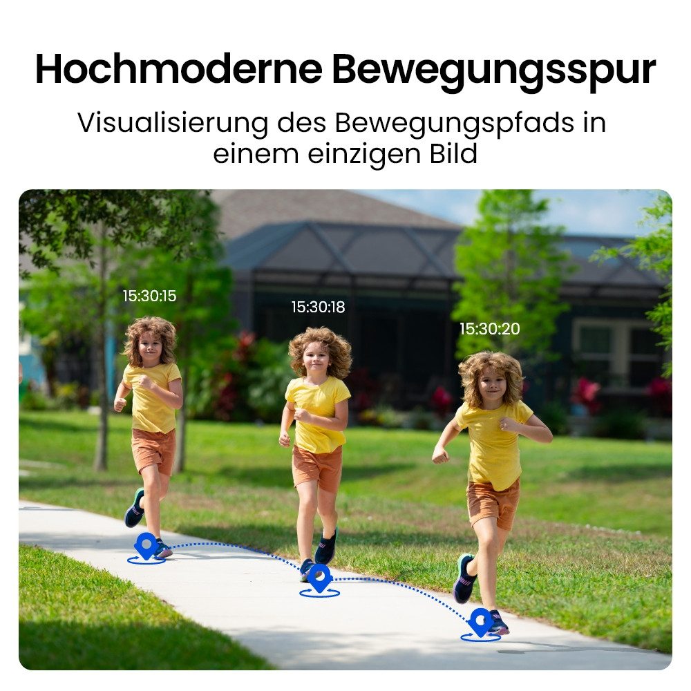 Reolink Überwachungskamera 16MP Wi-Fi 6 mit 180° Panoramablick (Außenbereich, Bewegungsspur,Farbnachtsicht mit Spotlight,2-Wege-Audio, IP67)