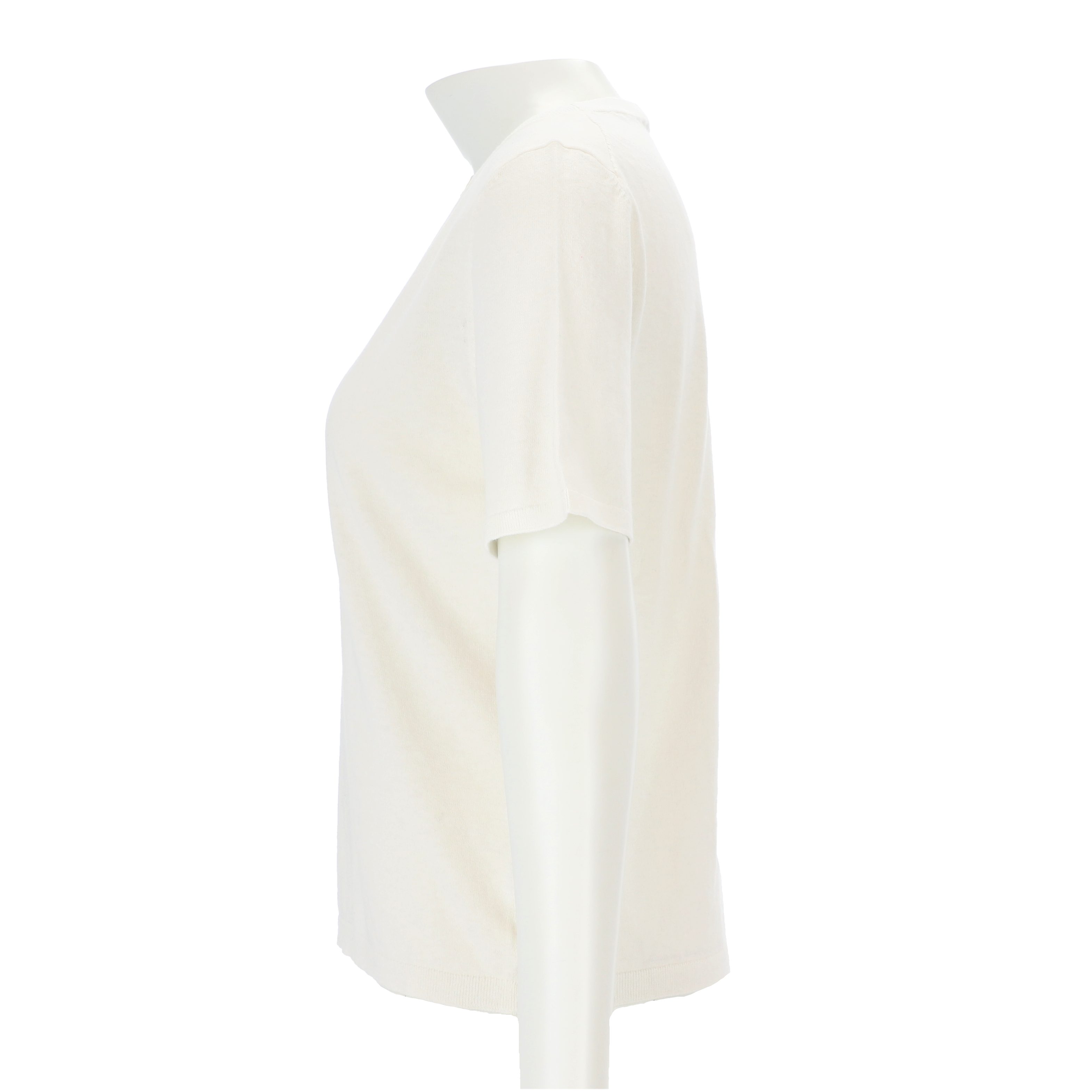 halsüberkopf Accessoires Kurzarmshirt Feinstrick-Shirt Baumwolle-Kaschmir-M günstig online kaufen
