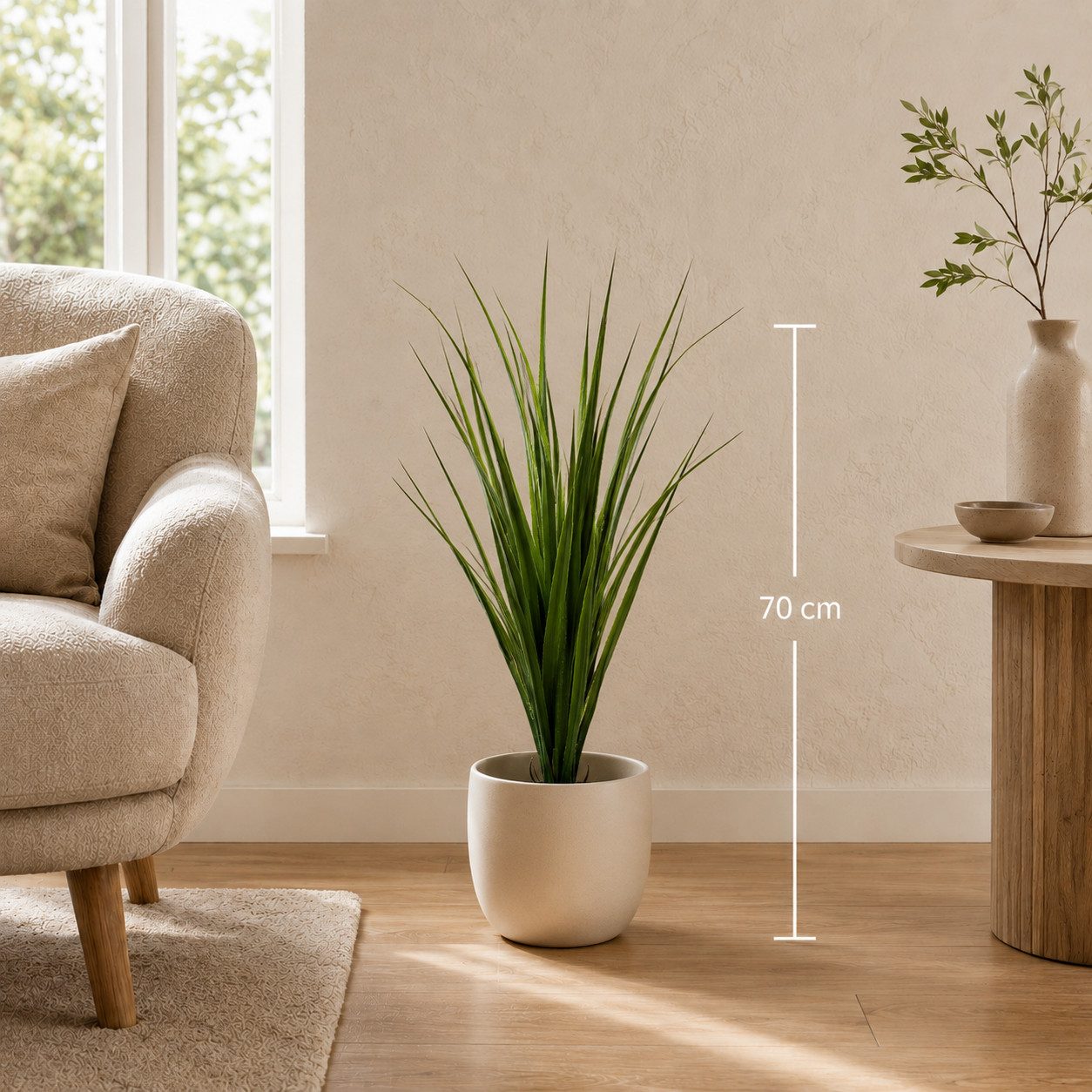 Kunstpflanze Künstliche Pflanzen, Große Kunstpflanzen im Topf Olive, Monstera, Yucca, Agave, Palmfarn, Geigenfeige, PASCH, wie echt