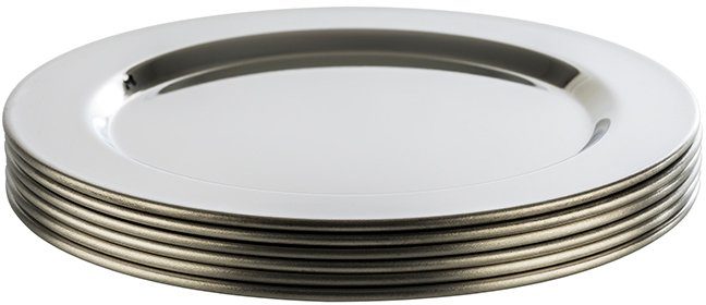 APS Glasuntersetzer ROLLO, Set, 6-tlg., Edelstahl 18/8, Ø 12 cm