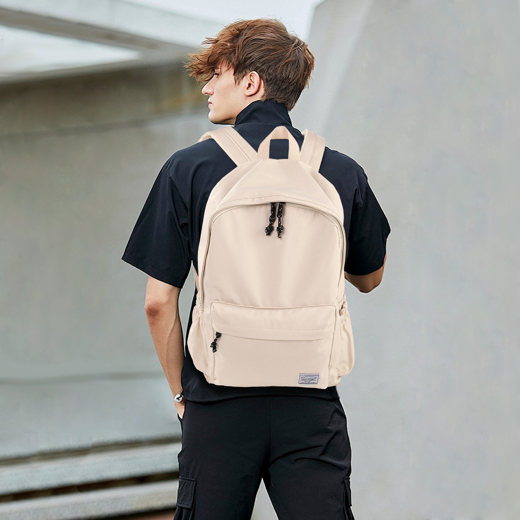 TAN.TOMI Freizeitrucksack Rucksack Laptop College City Rucksack-Rucksack Laptop Fach, Für Pendeln Reise Campus Sport Rucksäcke, tasche mit viel Stauraum