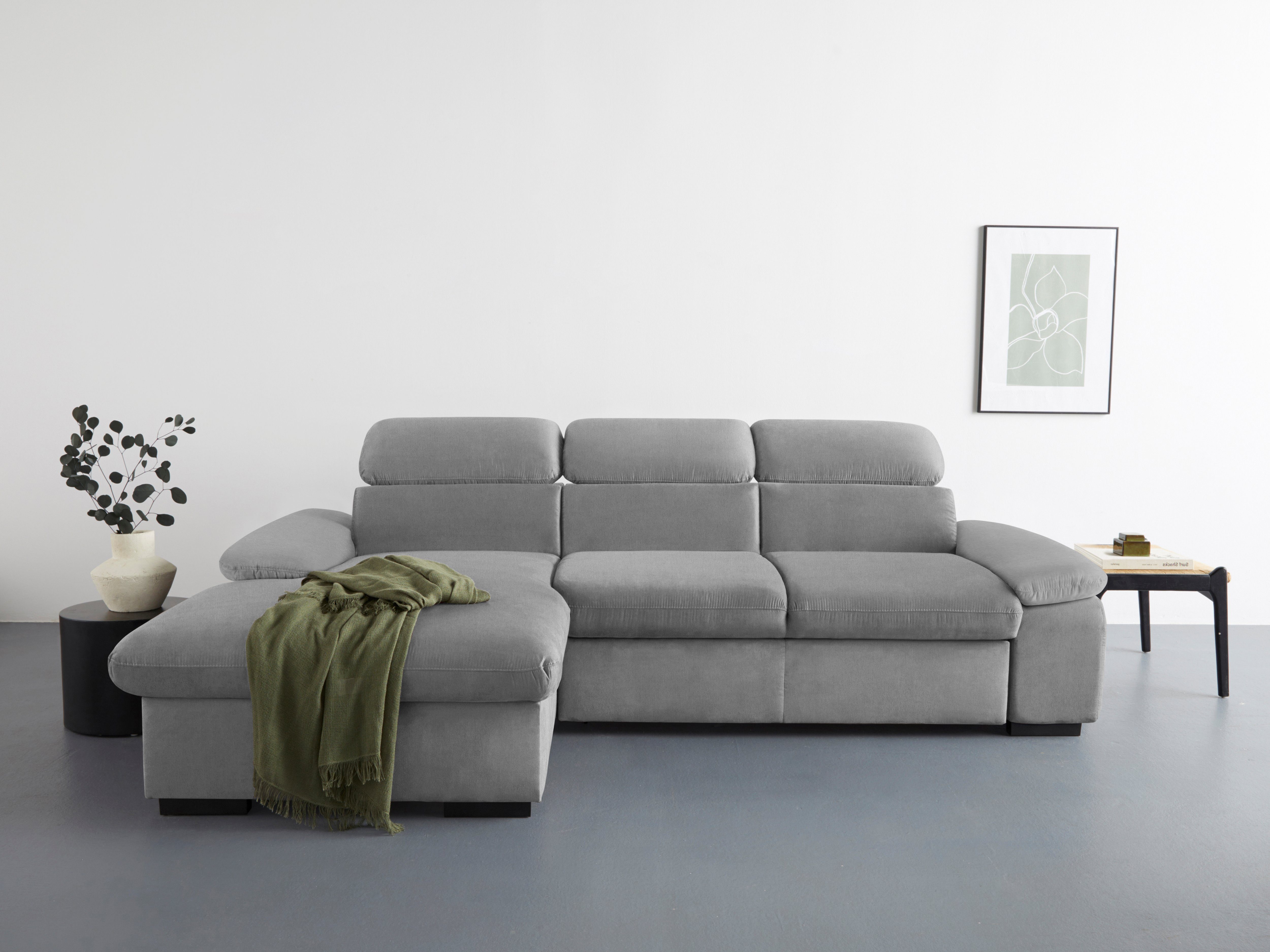 COTTA Ecksofa Lola L-Form mit Kopfteilfunktion günstig online kaufen