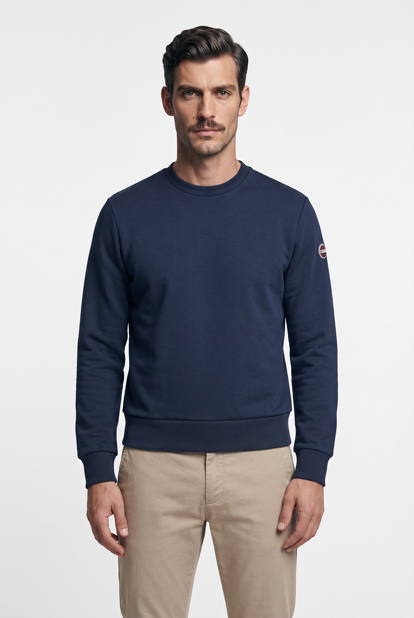Colmar Sweatshirt Rundhalsausschnitt, Regular Fit, Markenlogo