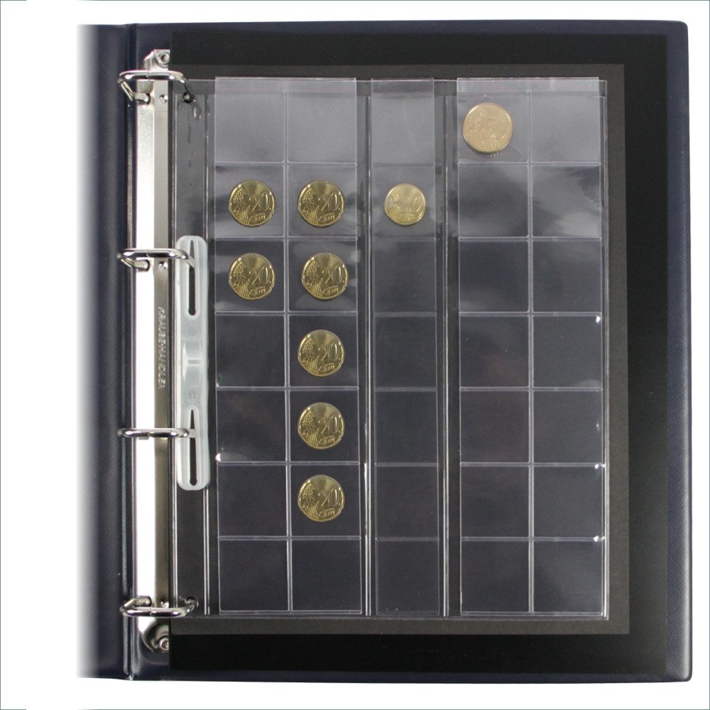 Safe-Album Münzetui SAFE Spezialblätter 5412, Münzblätter für 35 Münzen bis 26 mm