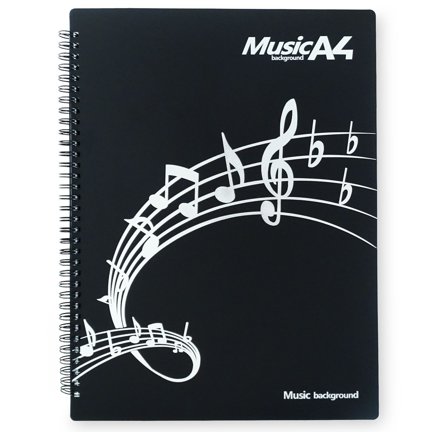 keepdrum Notenpult keepdrum Notenmappe MB40 Dokumentenmappe DIN A4, (1-tlg., Notenmappe), Notenmappe DIN A4 40 Seiten