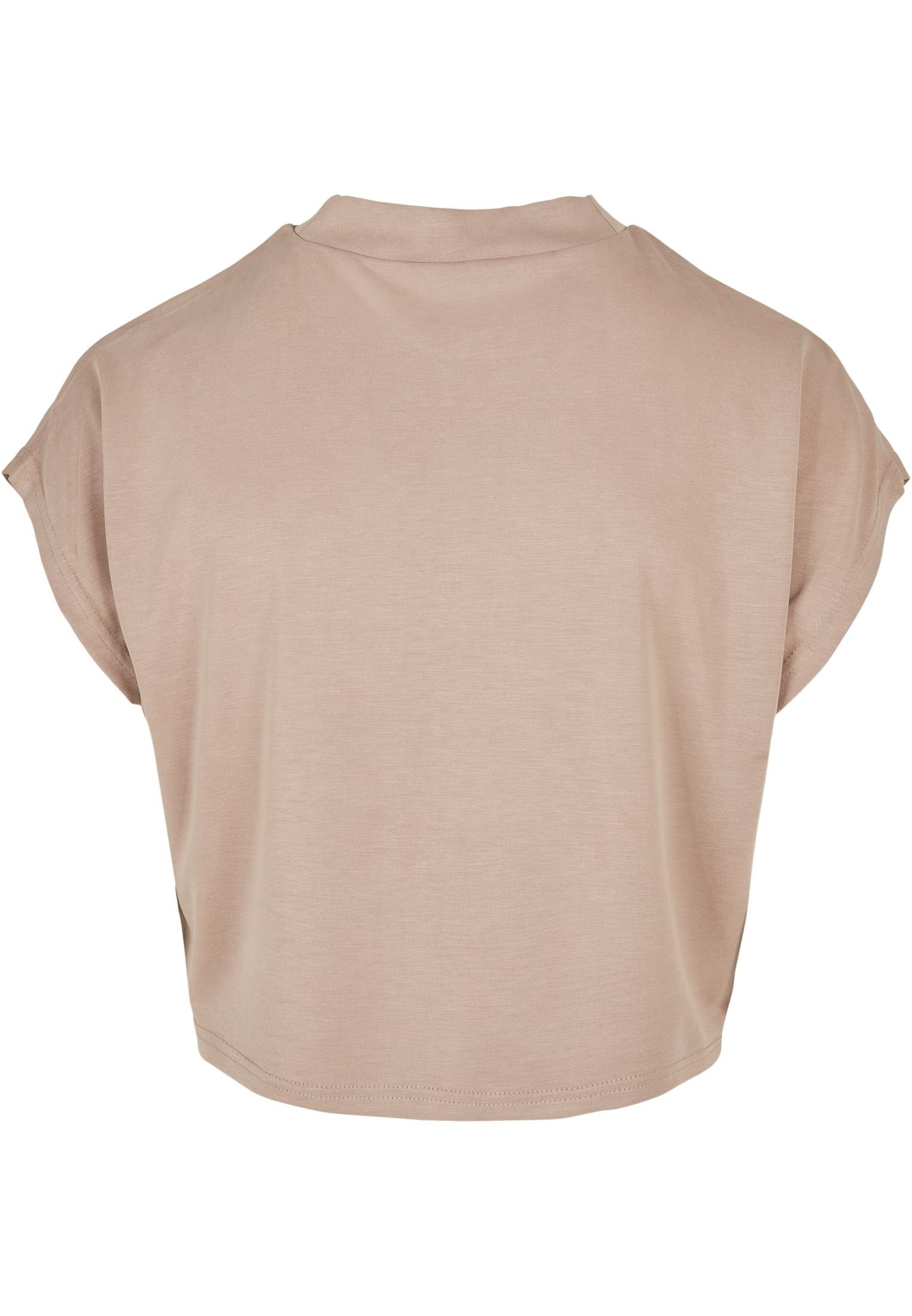 T-Shirt Damen Tee Modal (1-tlg) URBAN Short CLASSICS Ladies softtaupe