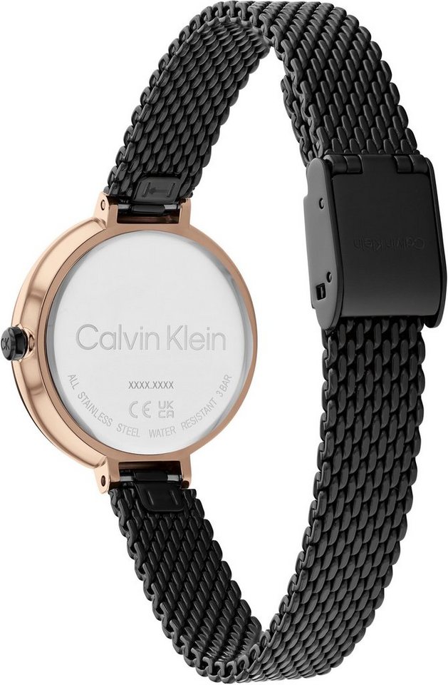 Calvin Klein Quarzuhr Minimalistic T Bar Mesh 28 mm, 25200084