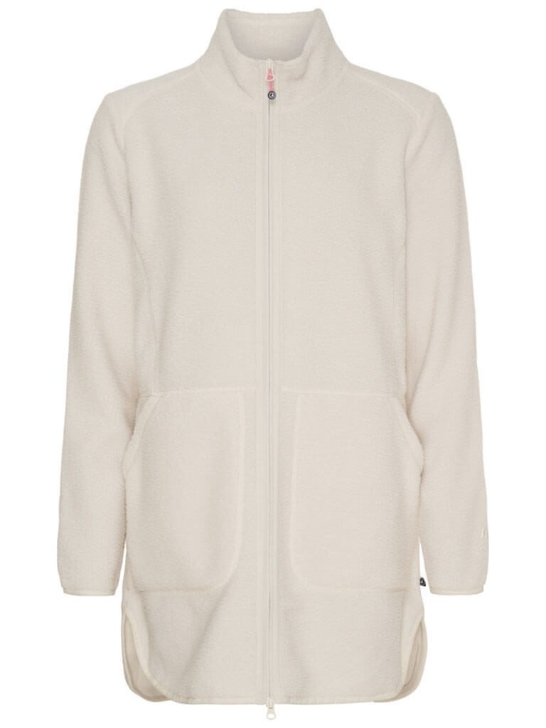 Sea Ranch Fleecejacke Damen Fleecemantel Vally mit Stehkragen - Teddy-Fleece-Jacke lang