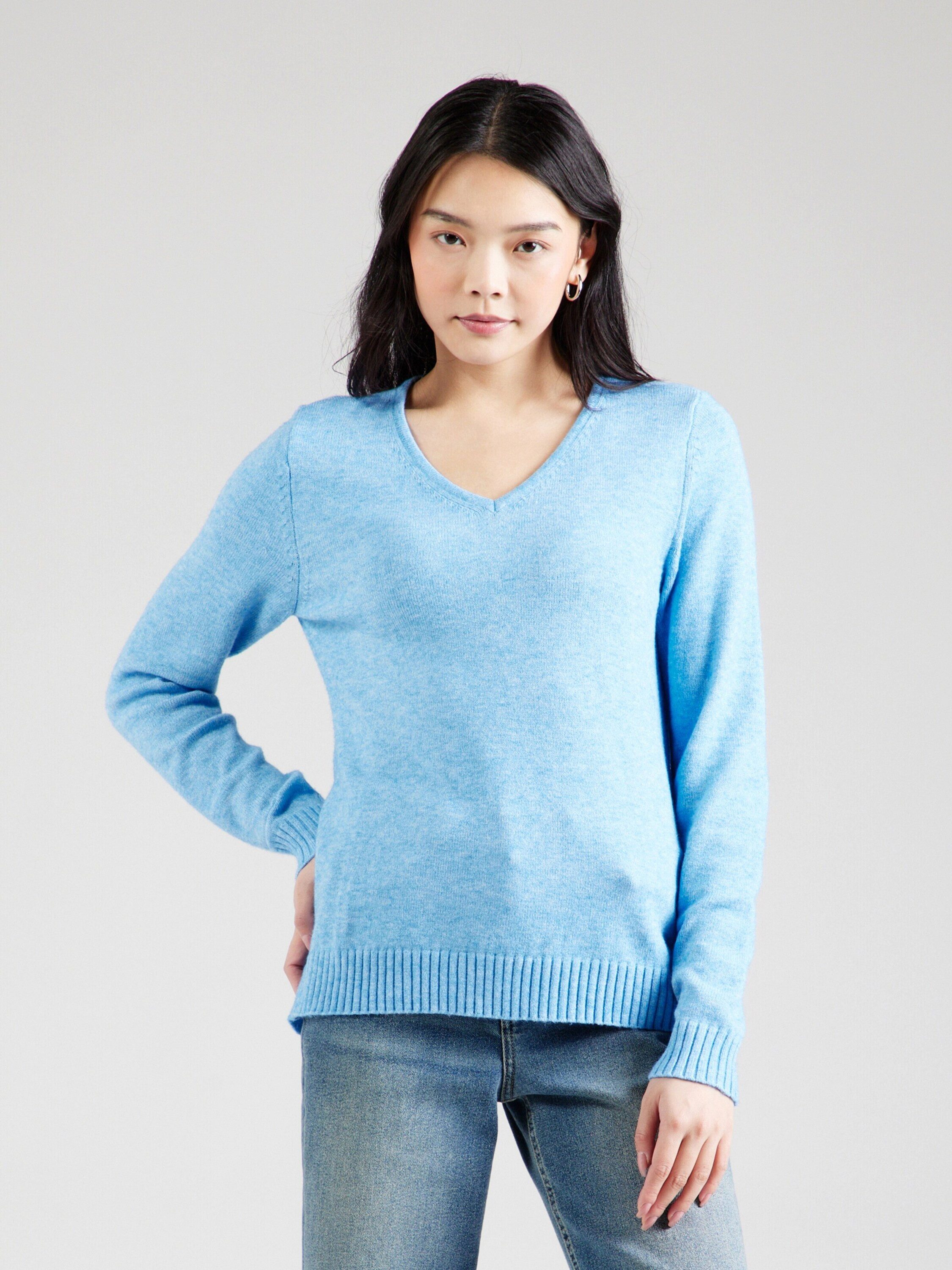 Vila V-Ausschnitt-Pullover VIRIL V-NECK L/S KNIT günstig online kaufen