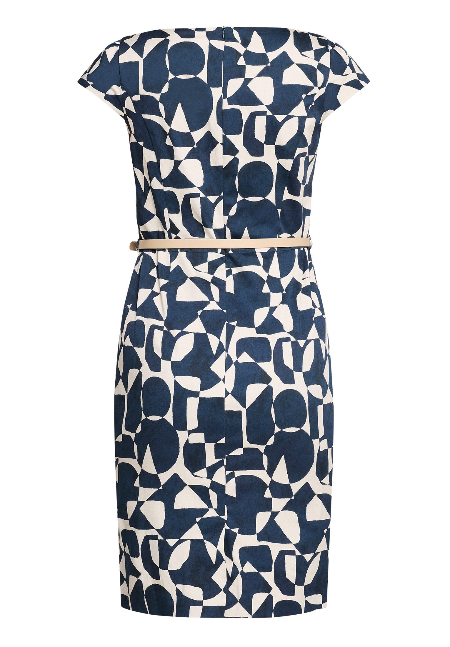 Betty&Co Etuikleid Damen mit Gürtel