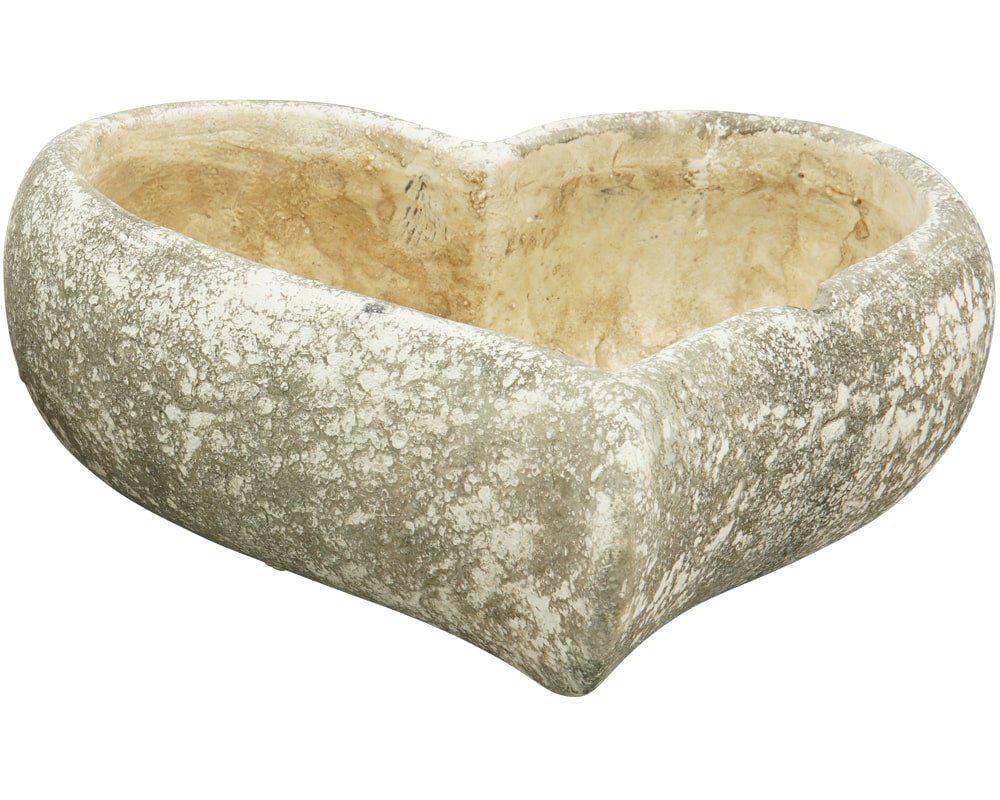 matches21 HOME & HOBBY Blumentopf »Pflanzschale Herz Gartendeko