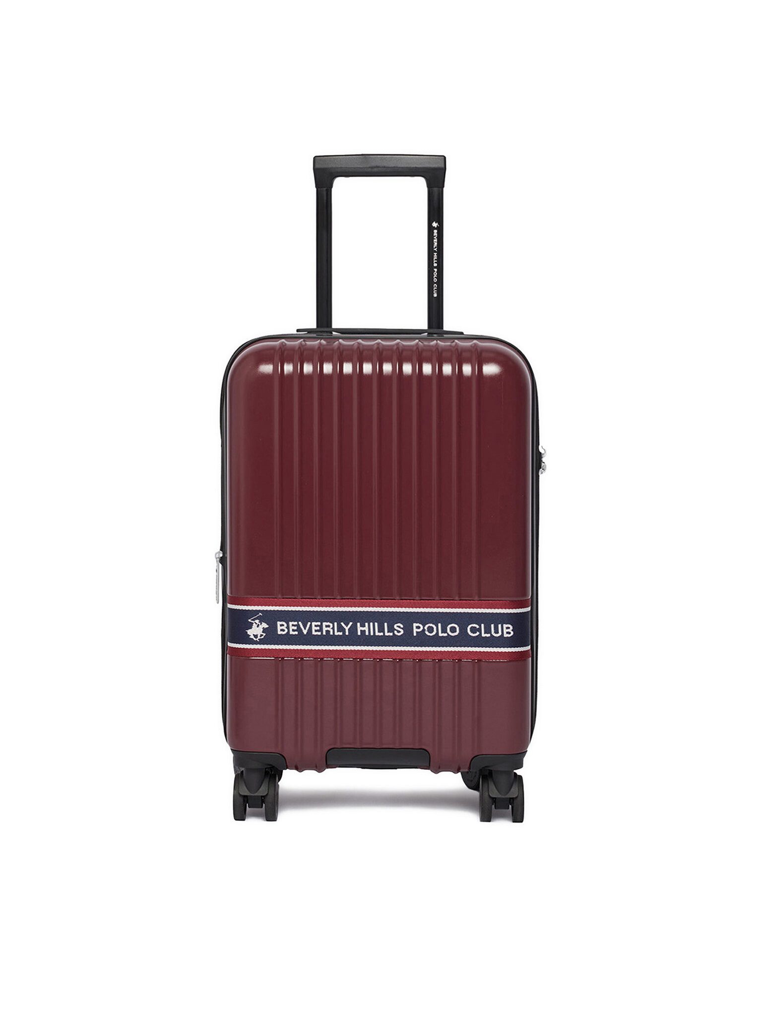 BEVERLY HILLS POLO CLUB Hartschalen-Trolley Beverly Hills Polo Club Hüttenkoffer Unisex Burgund BEVERLY HILLS POLO