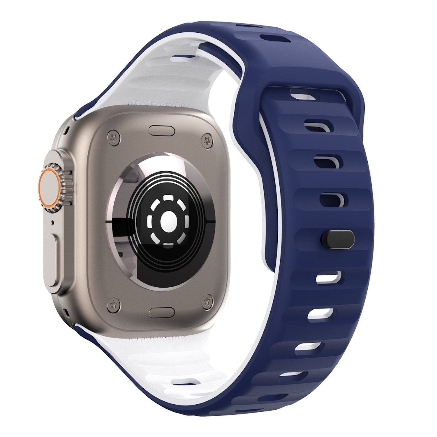 Wigento Smartwatch-Armband Für Apple Watch Ultra 2 / 1 49mm Silikon Design günstig online kaufen