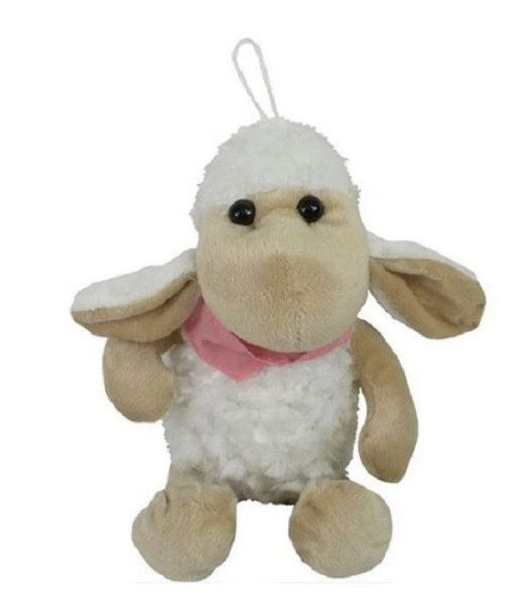 Rasehorn Kuscheltier Schaf, Bauernhof Tiere, Plüsch Figur, Lamm, Osterlamm (1-St), Ostern, Tischdeko, Lamm, Mitgebsel, Geschenke