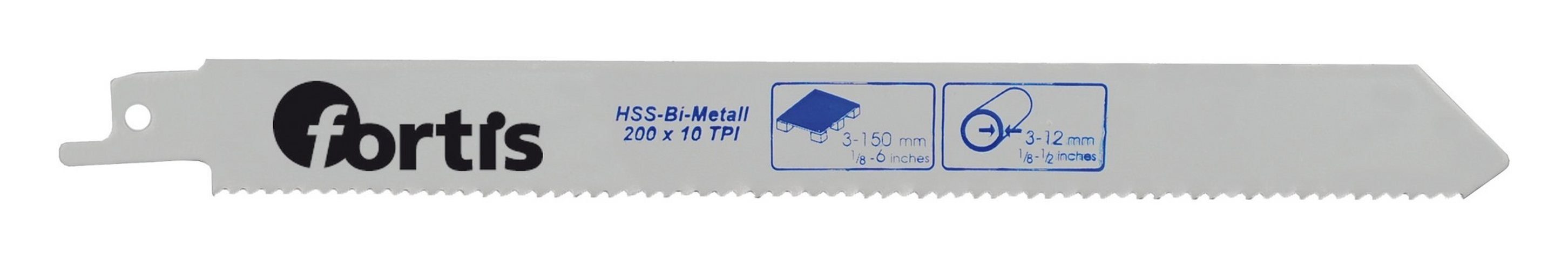 HSS fortis / Stück), 200 2,5 18 / (2 Säbelsägeblatt Bi-Metall