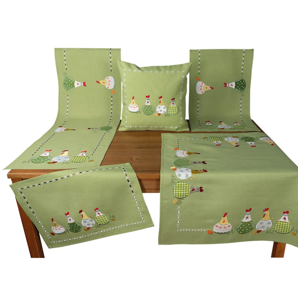 matches21 HOME & HOBBY Kissenbezüge Kissenbezüge TAMI 40 x 40 cm witziges H günstig online kaufen