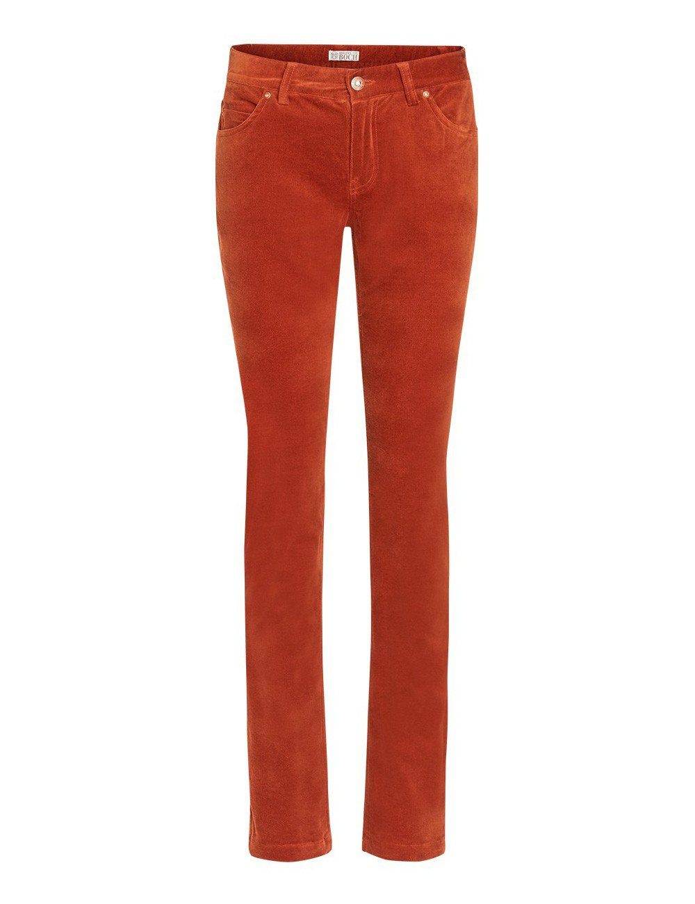 Brigitte von Boch Samthose Hanley Samt-Hose safran