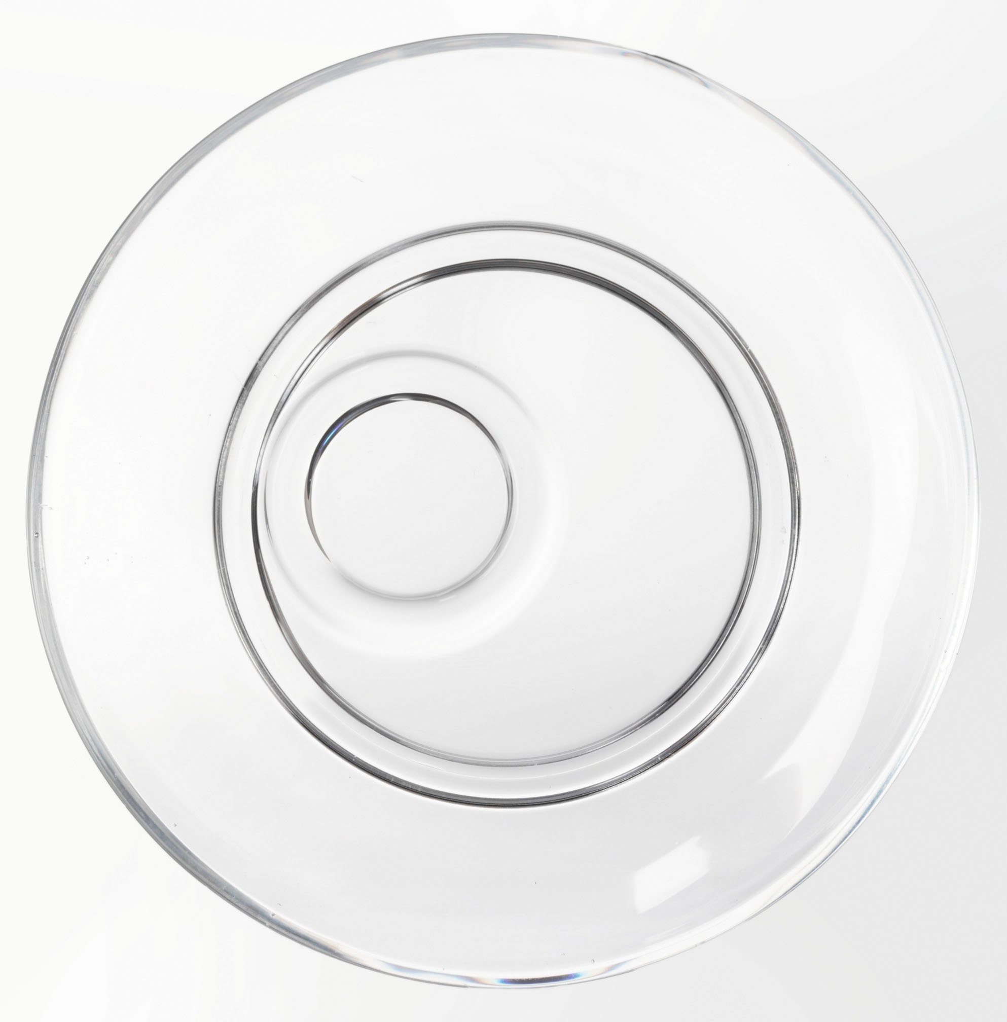LEONARDO Untertasse Senso, (6 St), Teller Set aus Glas, Ø 15 cm