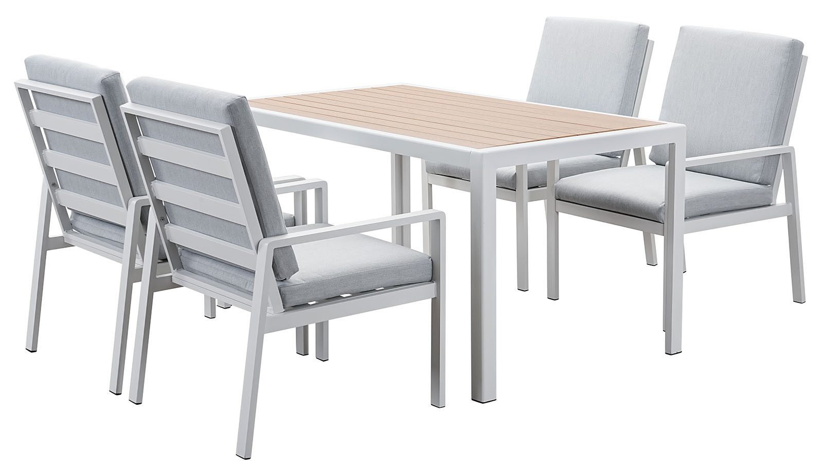 MeXo Gartenlounge-Set Alu Gartenmöbel-Sets, (Aluminium-Gartenlounge, 5-tlg. günstig online kaufen