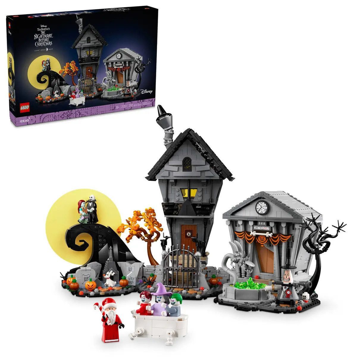 LEGO® Disney - Tim Burtons Disney Film Nightmare Before Christmas (21351) Spielbausteine, (2193 St)