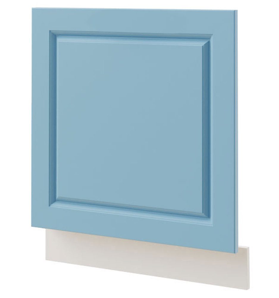 Feldmann-Wohnen Sockelblende Pescara, 60cm Front- und Sockelfarbe wählbar teilintegriert Grigio azzurro scuro 0241 | Sockelblenden