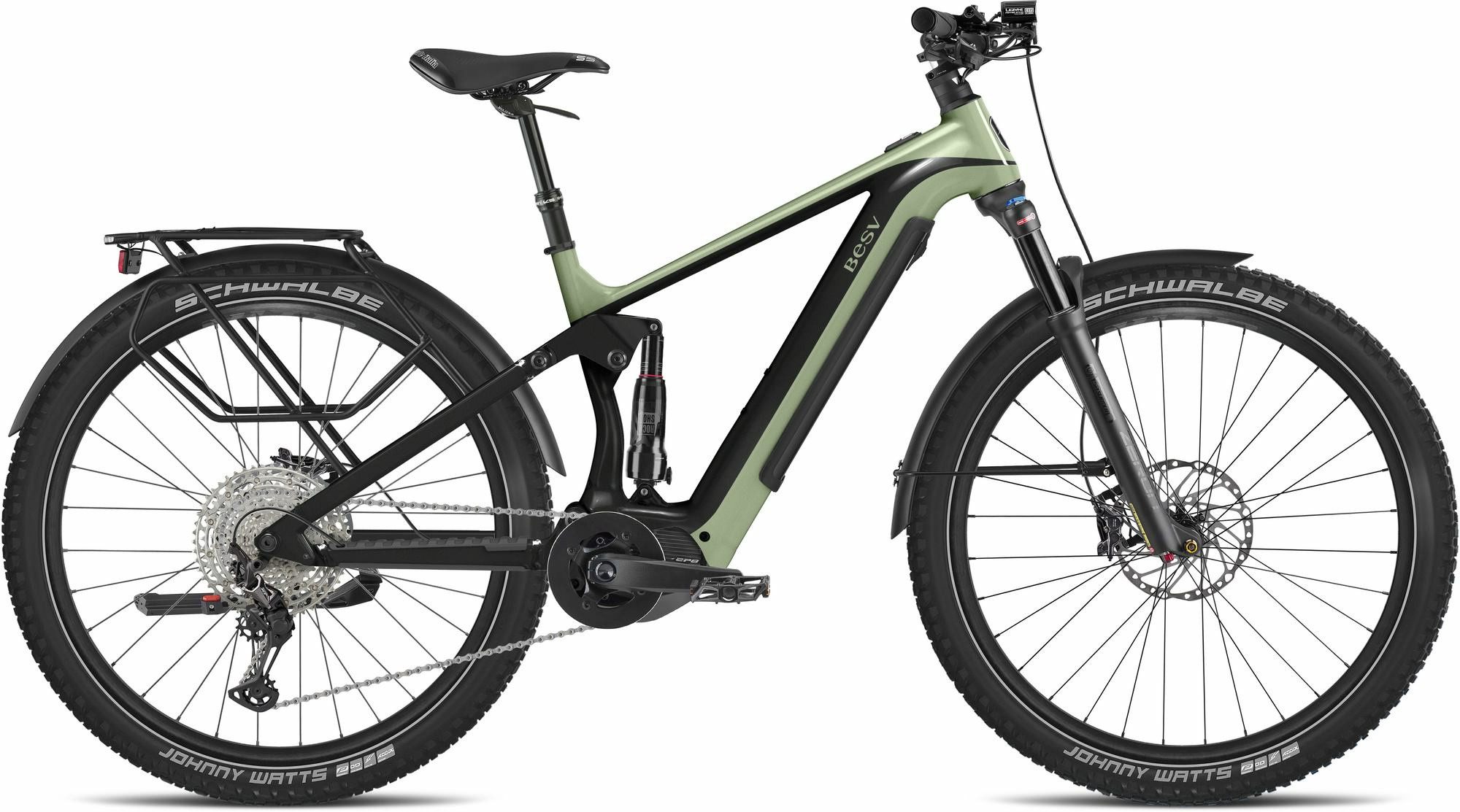 BESV E-Bike Touren Bike TRS 130 URBAN 1.1 jade green 29" 708 Wh Diamant, 12 Gang Shimano SHIMANO M8100 Schaltwerk