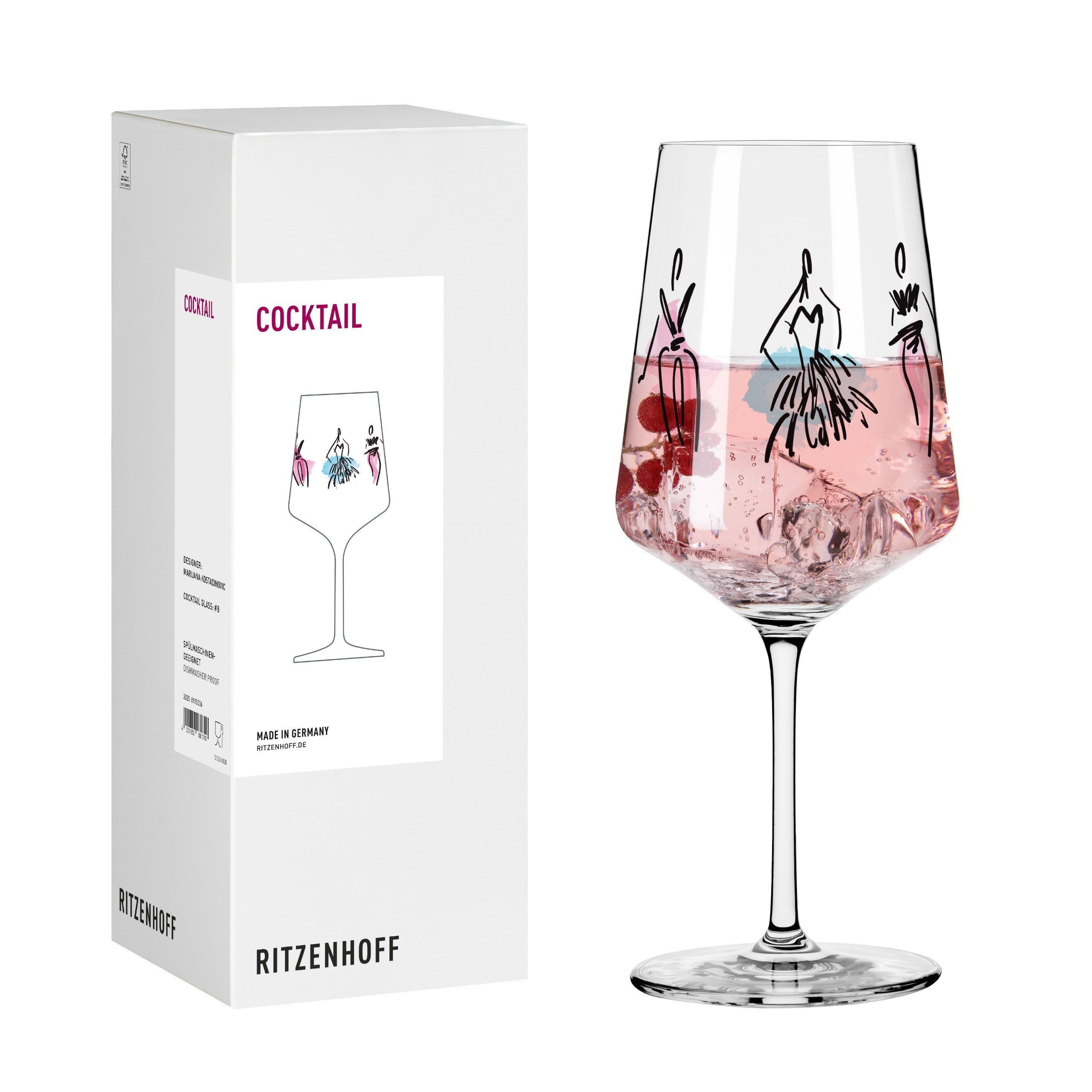 Ritzenhoff Aperitifglas Fashion, Kristallglas