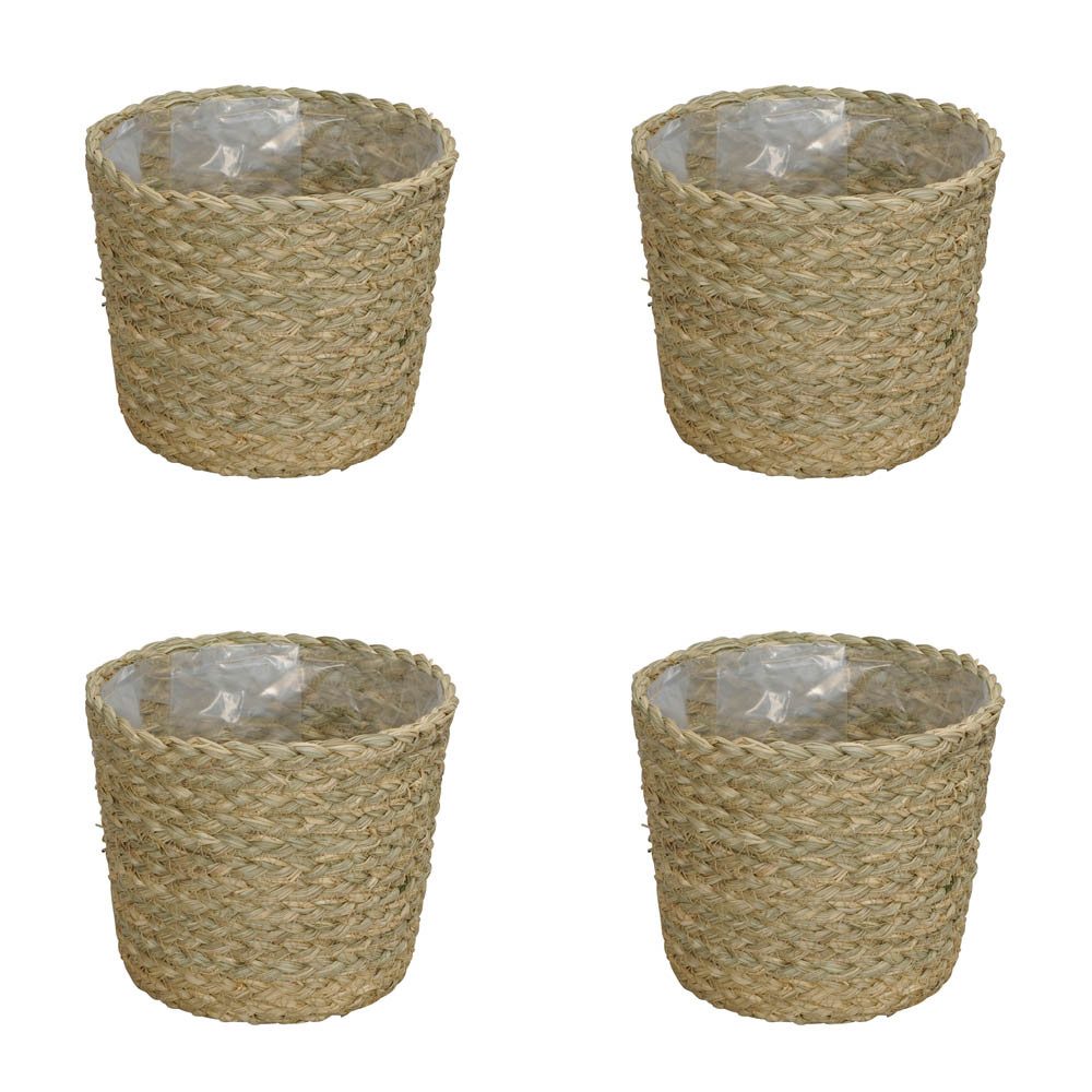 Posiwio Blumentopf 4tlg. Pflanzkorb SUNNY natur günstig online kaufen