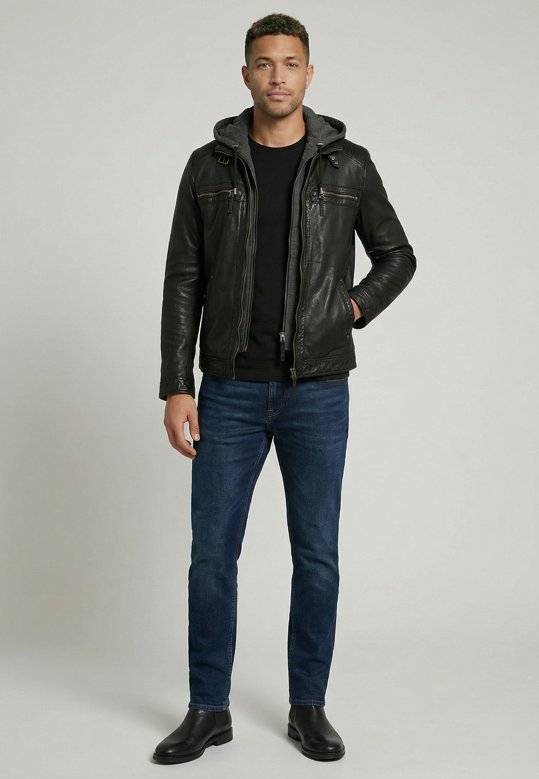 Lederjacke Nate