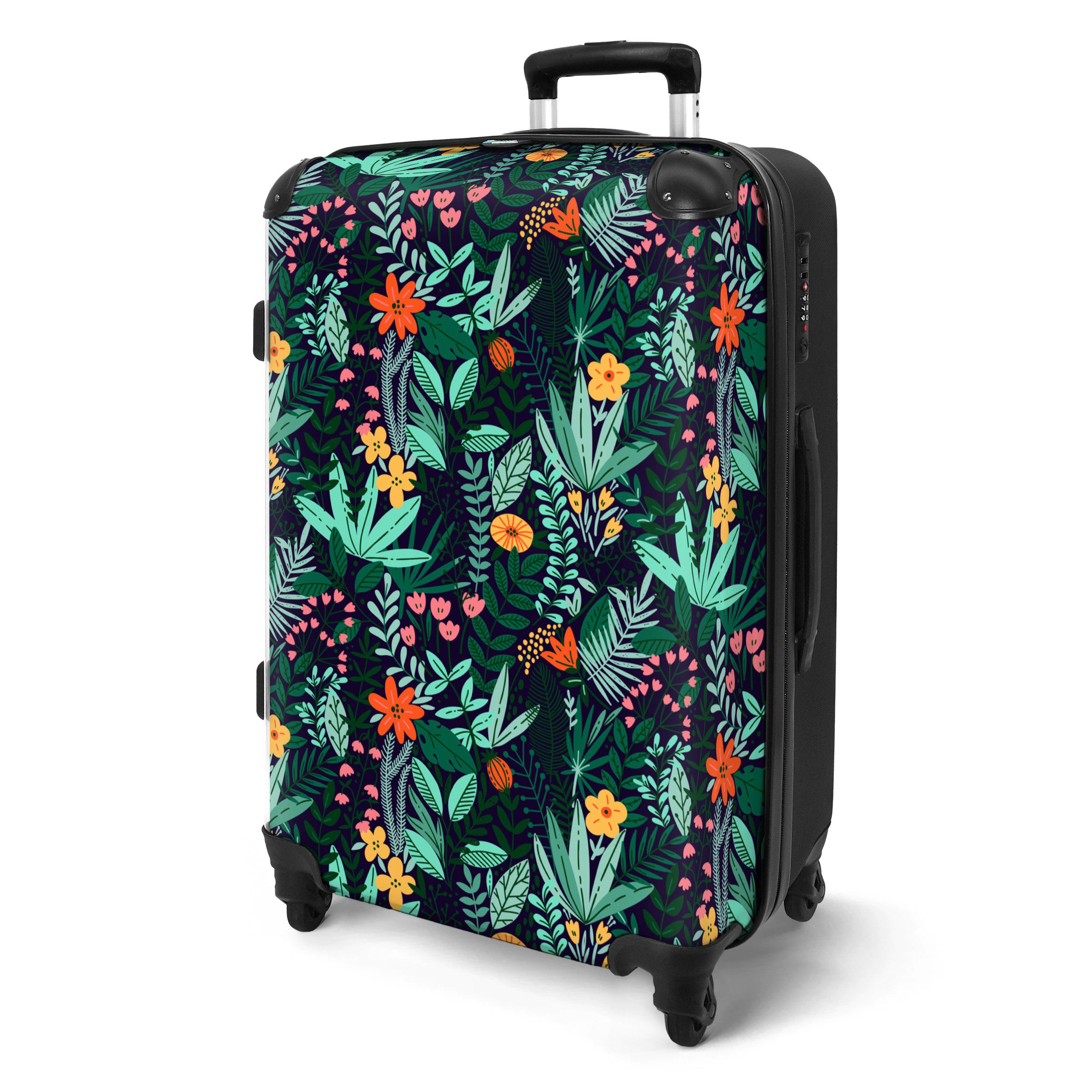 NoBoringSuitcases.com© Hartschalen-Trolley Pflanzen - Blumen - günstig online kaufen