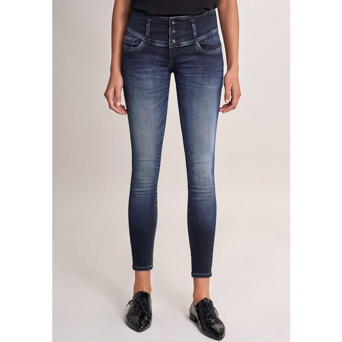 Salsa 7/8-Jeans Mystery denim Skinny Mittlere Taille Jeans