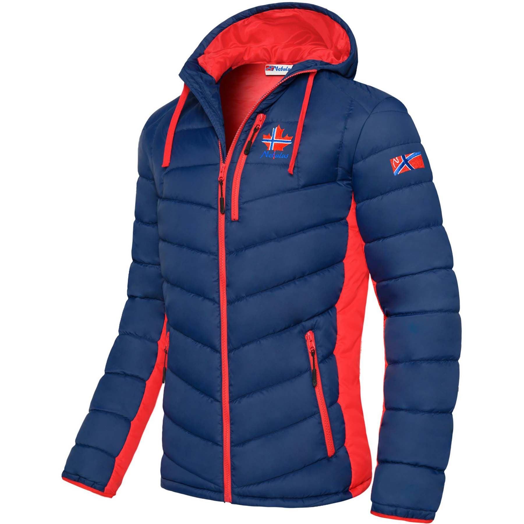 Nebulus Winterjacke MERIK, P4800 - Herren, navy-rot, L