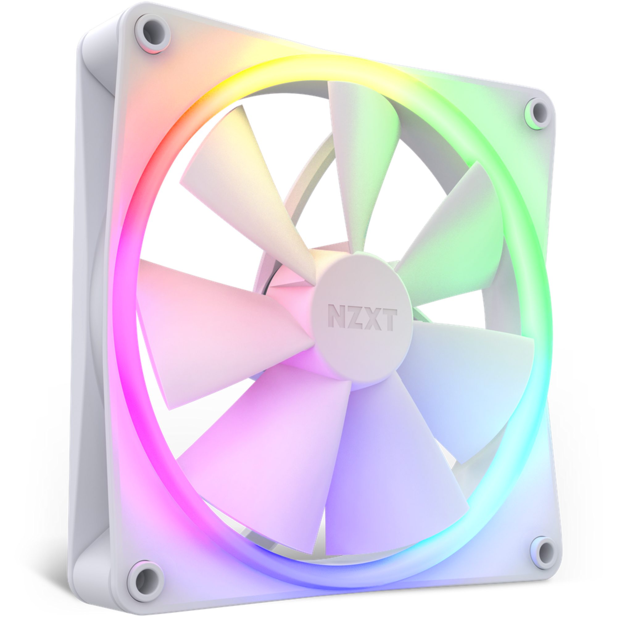NZXT Gehäuselüfter NZXT F140 RGB Single 140x140x26, Gehäuselüfter, (Einzellüfter, ohne