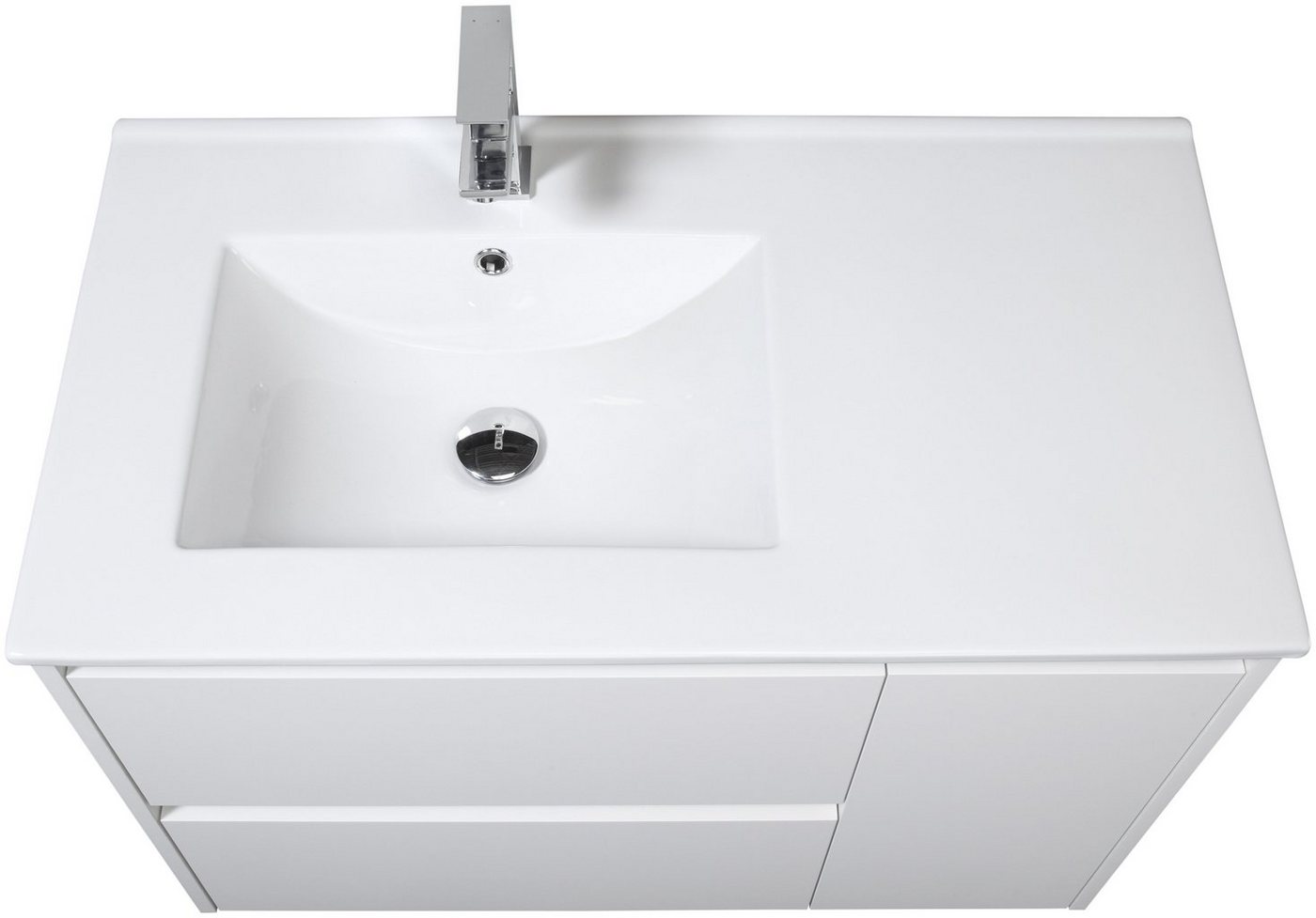 CYGNUS BATH Waschtisch »Jano 850«, Breite 85 cm, Waschmulde links-kaufen