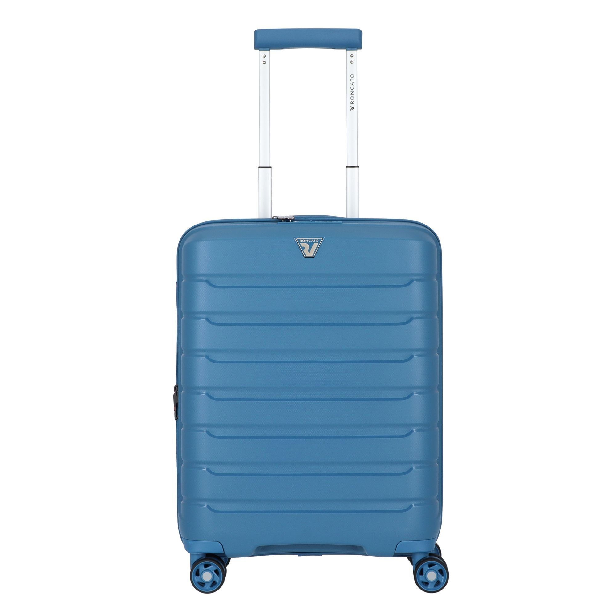 RONCATO Handgepäck-Trolley B-Flying, 4 Rollen, Polypropylen denim