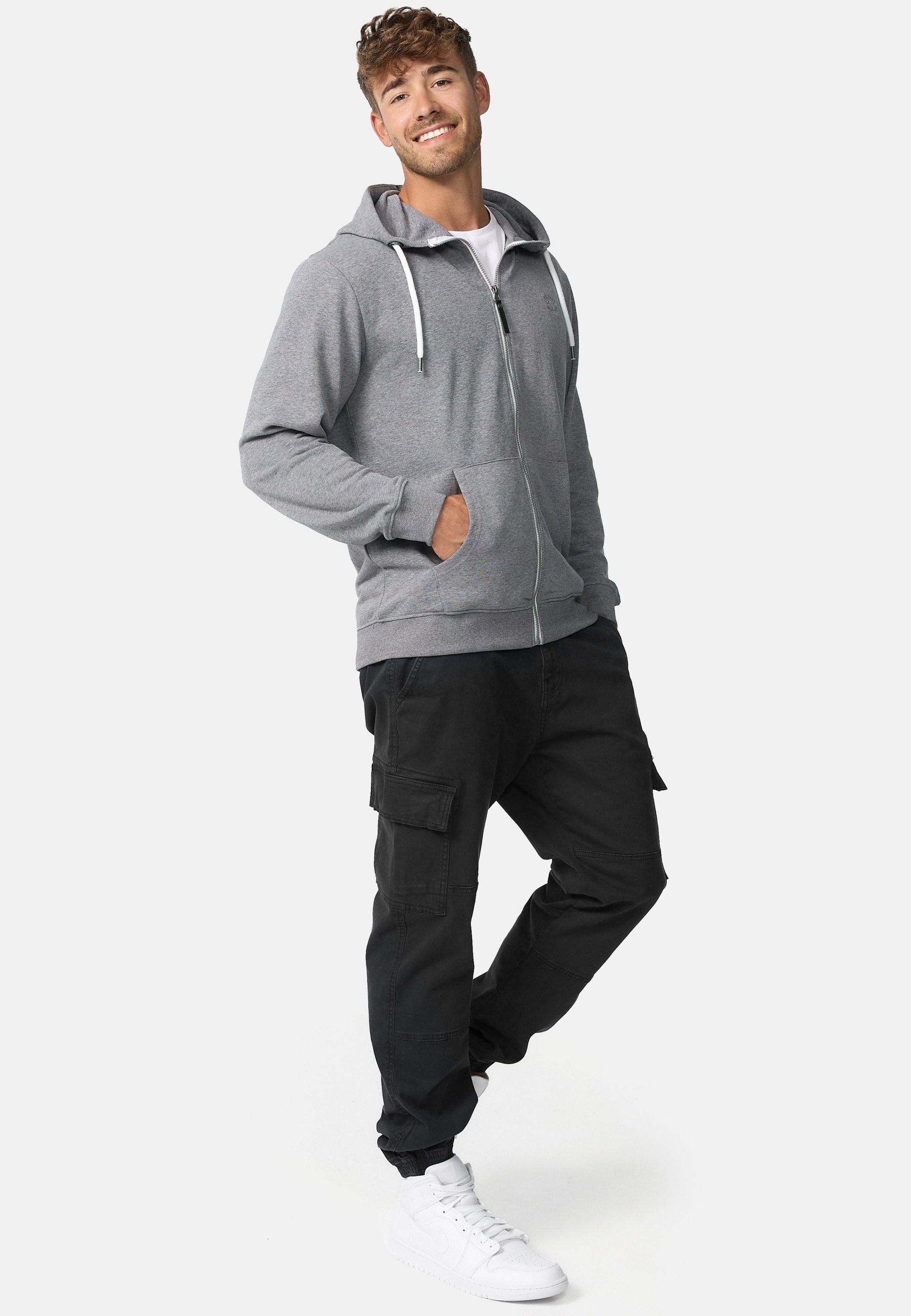 INDICODE Kapuzensweatjacke Herren INChristos Hoodie Sweatjacke Herrenjacke – Bild 5 von 5