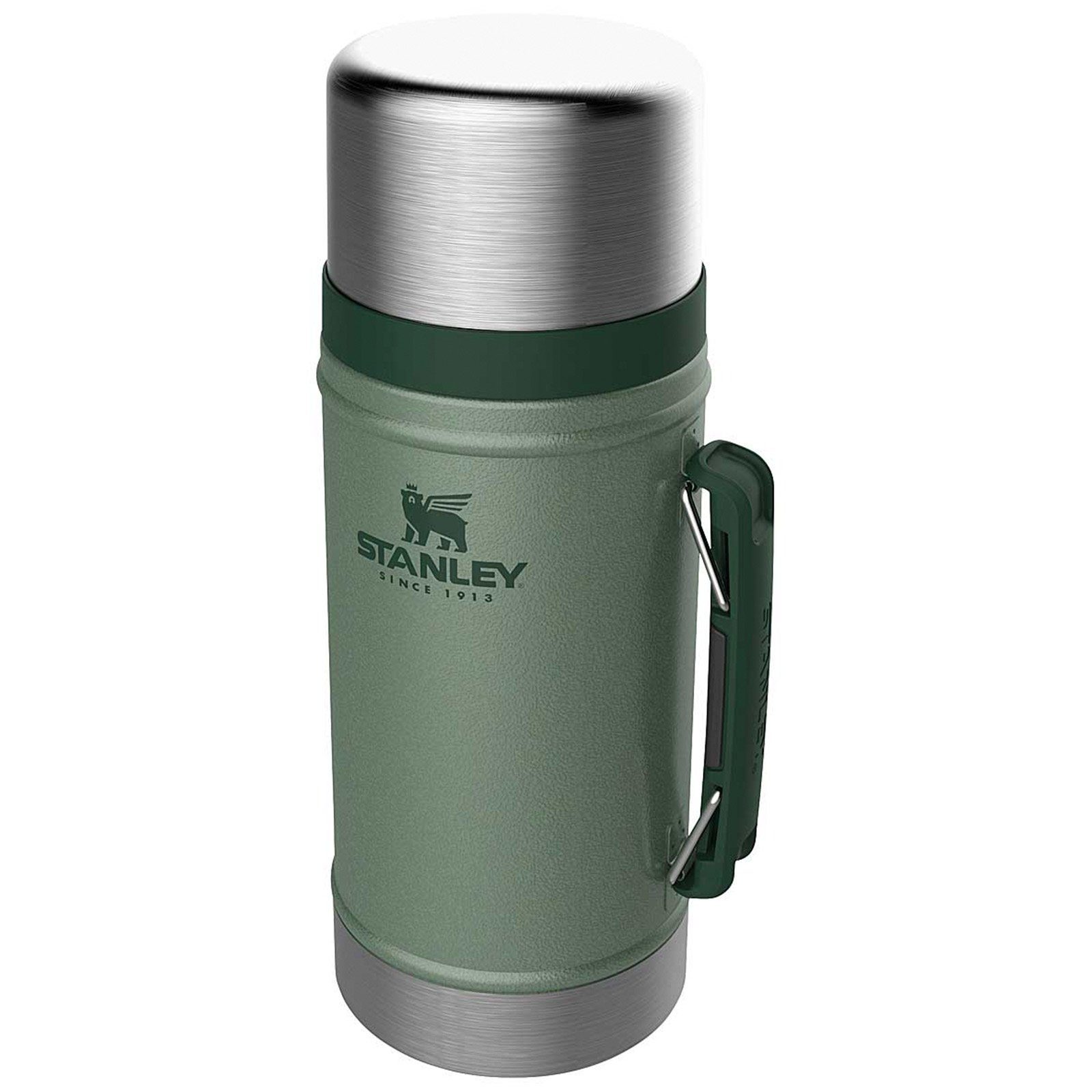 STANLEY Thermobehälter Classic Isolierbehälter Essen Thermo, Edelstahl 18/8, Food Behälter Container Griff 0,94L Grün