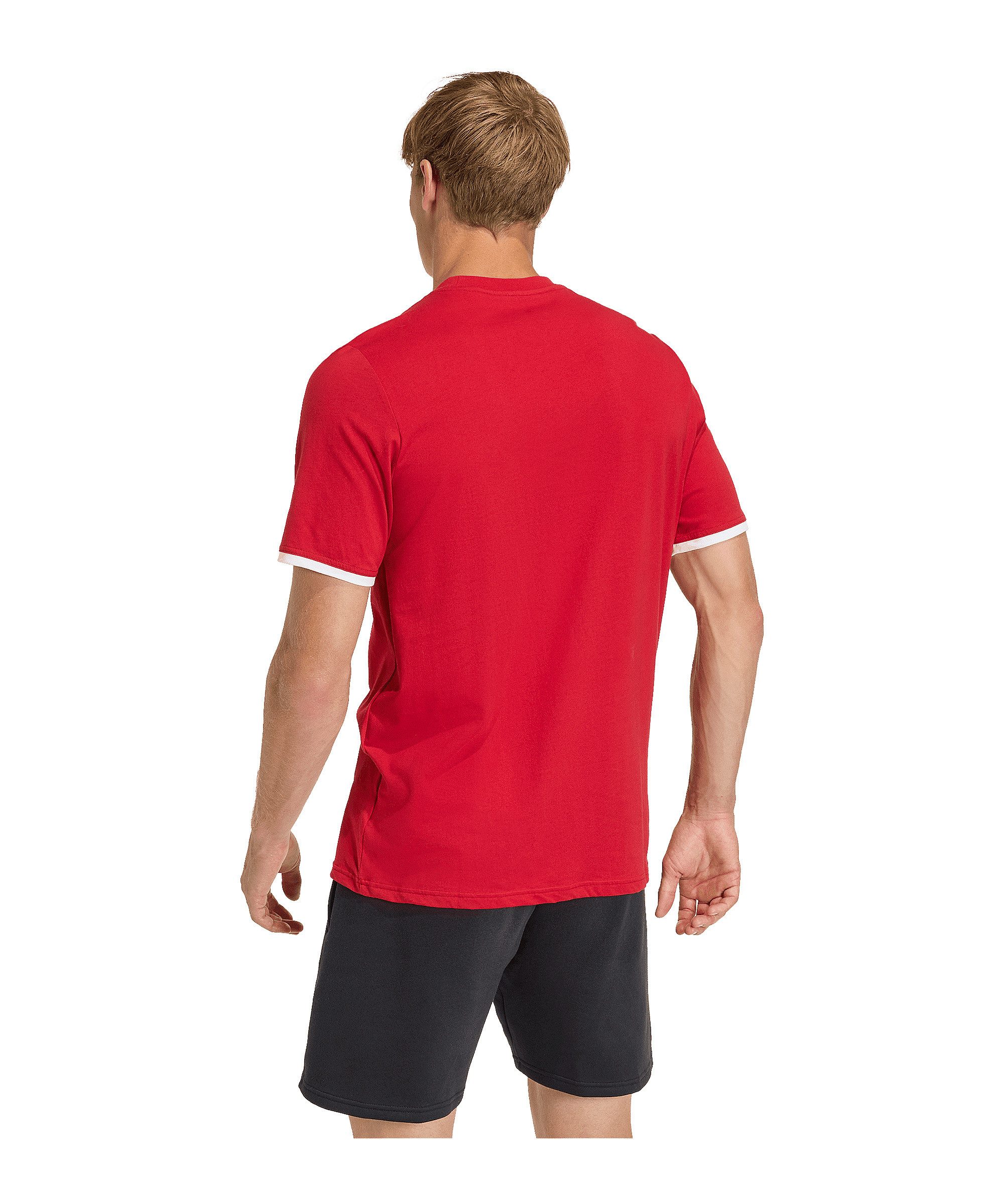 adidas Performance T-Shirt adidas Performance Entrada 26 T-Shirt Weiß Baumw günstig online kaufen