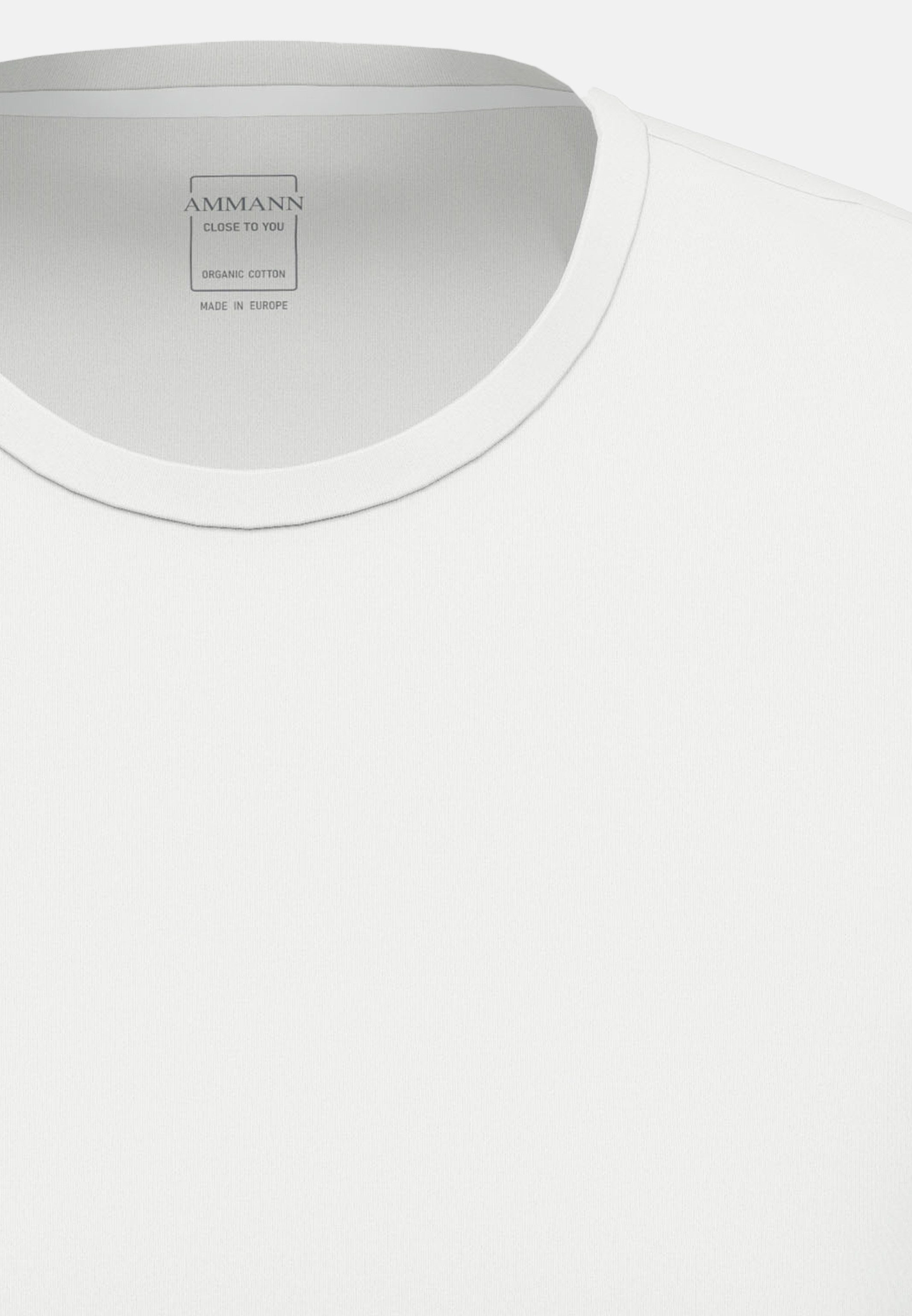 Ammann Unterhemd Close to you (1-St) Unterhemd / Shirt Kurzarm - Baumwolle - Atmungsaktiv