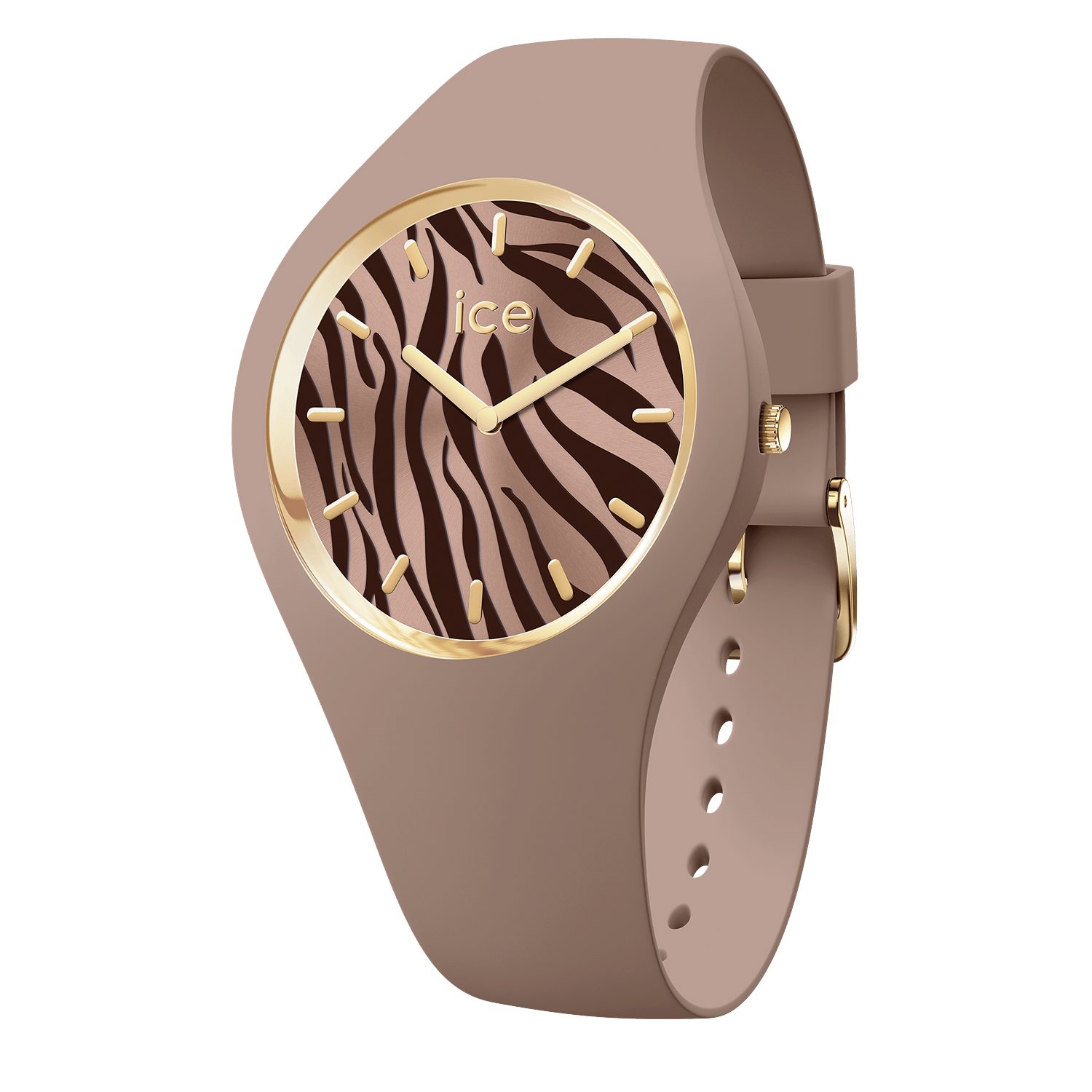 ice-watch Quarzuhr ICE wild - Zebra 025893, Armbanduhr, Damenuhr, Silikonarmband, analog