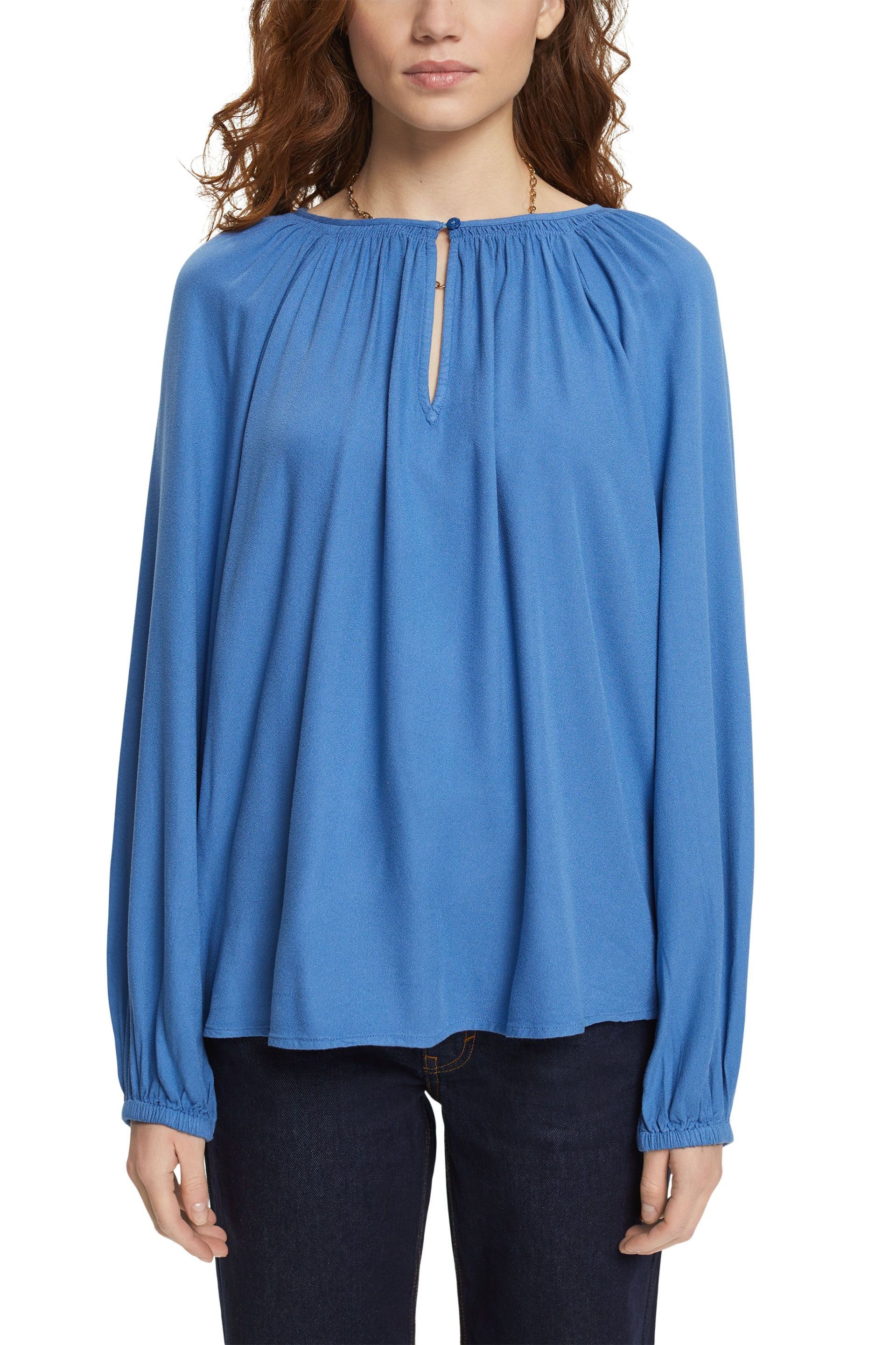 Klassische Esprit blue Bluse